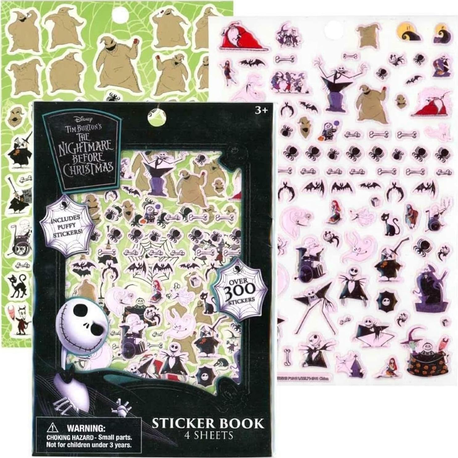 Libro de Pegatinas Disney Pesadilla Antes de Navidad 300 Piezas