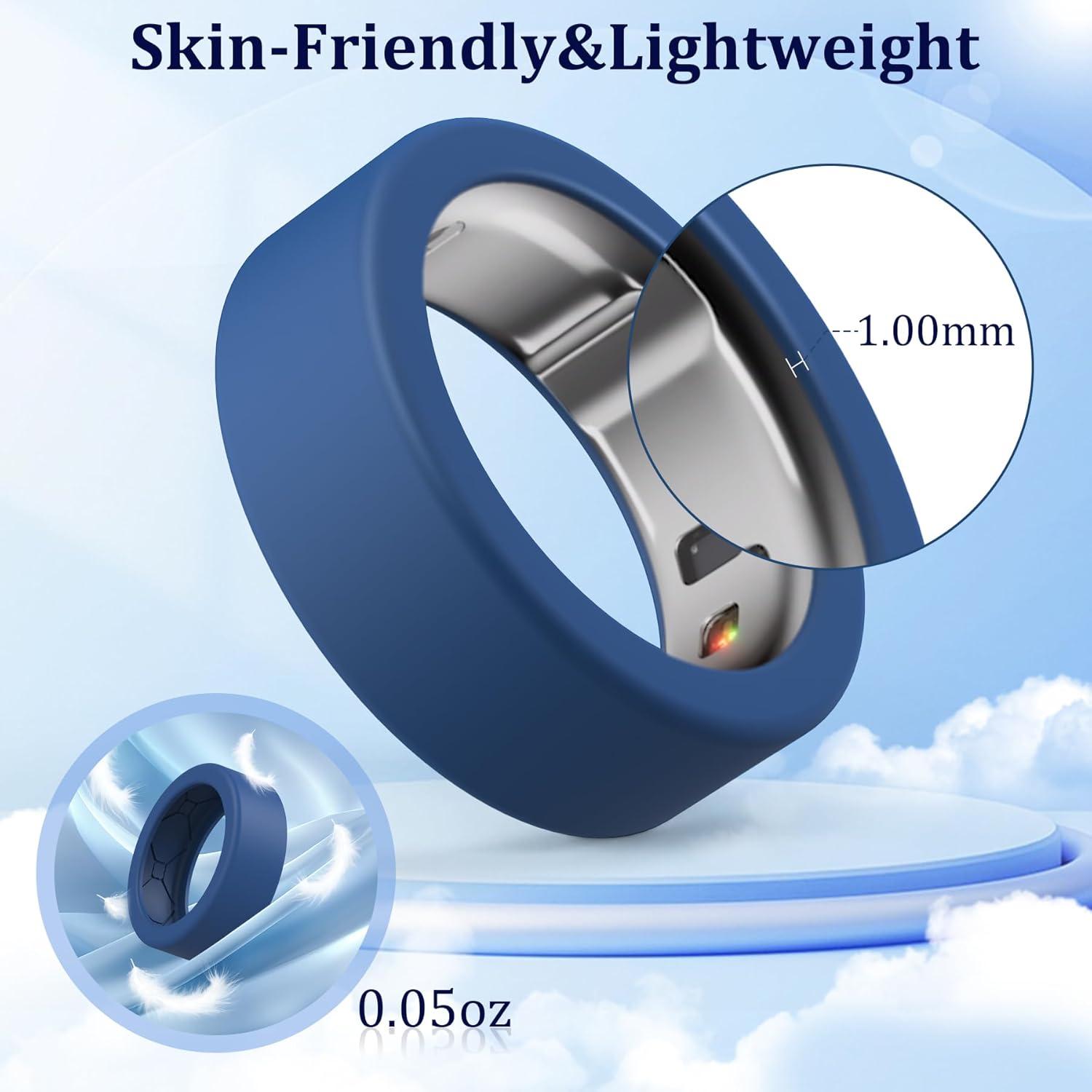 Cubierta de Silicona Antirayaduras YWXTW para Oura Ring 3/4 y Samsung