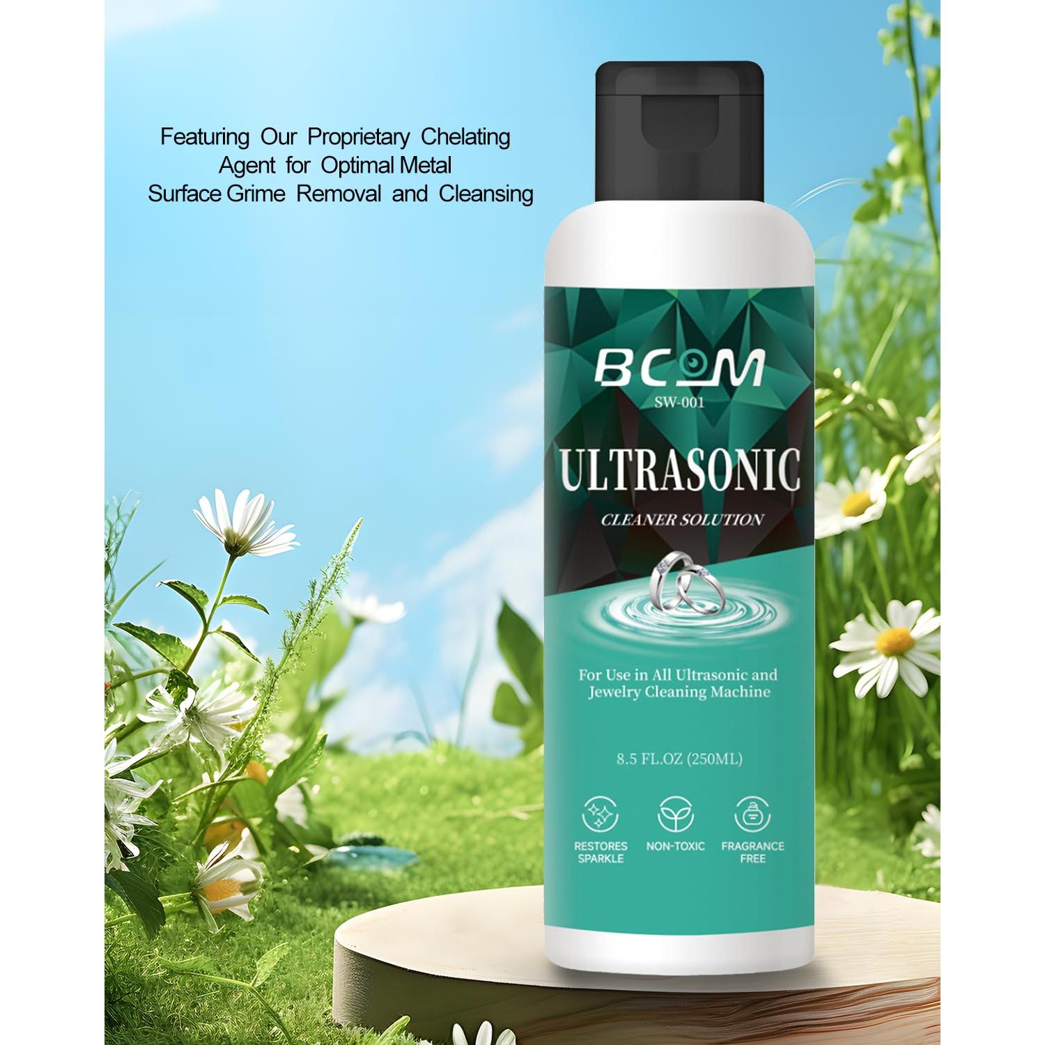 Solución Limpiadora Ultrasónica para Joyería 250 ml - Verde