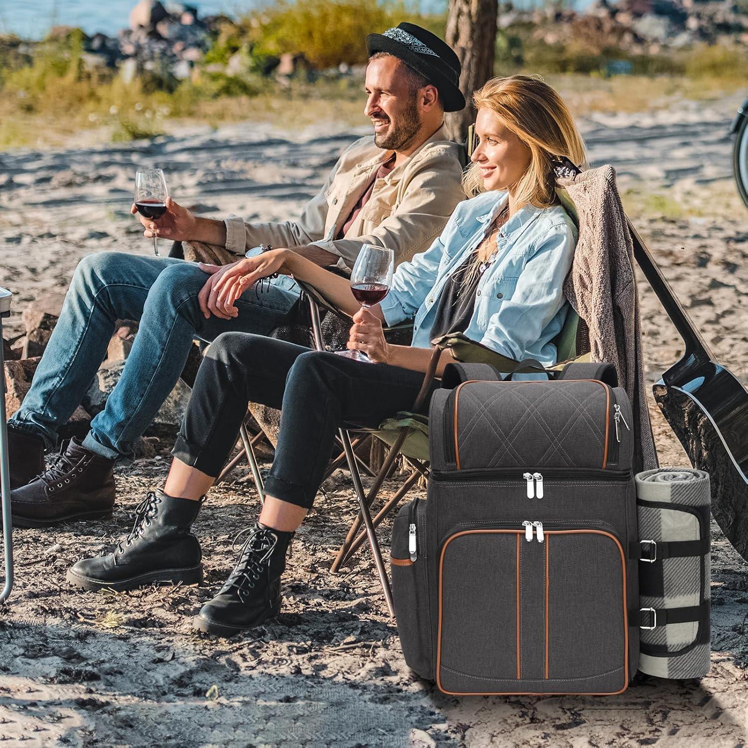 Mochila de Picnic 4 Personas TwentyNext con Manta y Enfriador