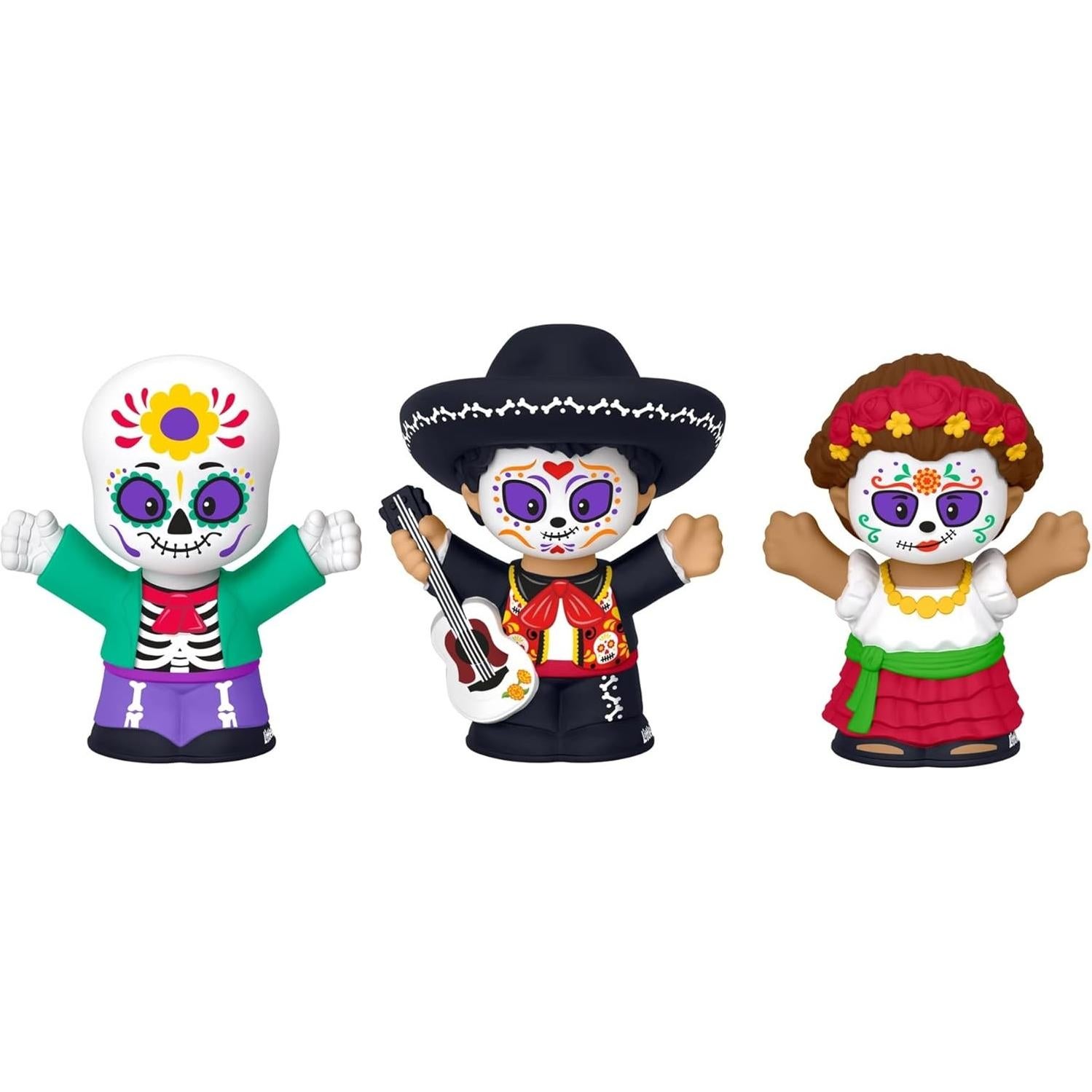 Conjunto de Figuras Día de Muertos Little People Collector 3 Piezas