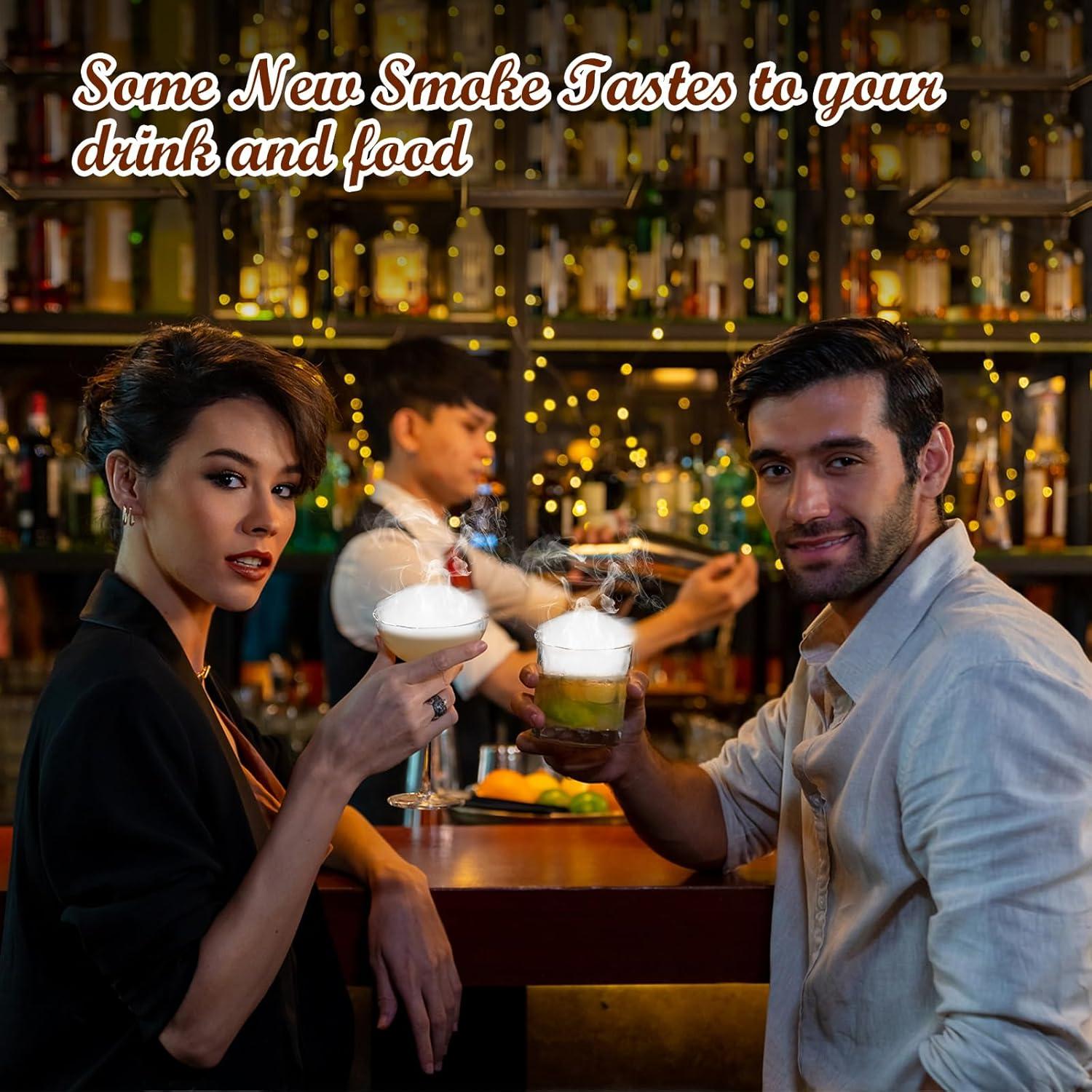 Kit de Ahumador de Cócteles AFN - 6 Sabores de Astillas