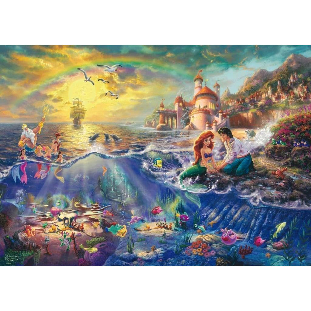 Rompecabezas Schmidt 1000 Piezas La Sirenita Thomas Kinkade