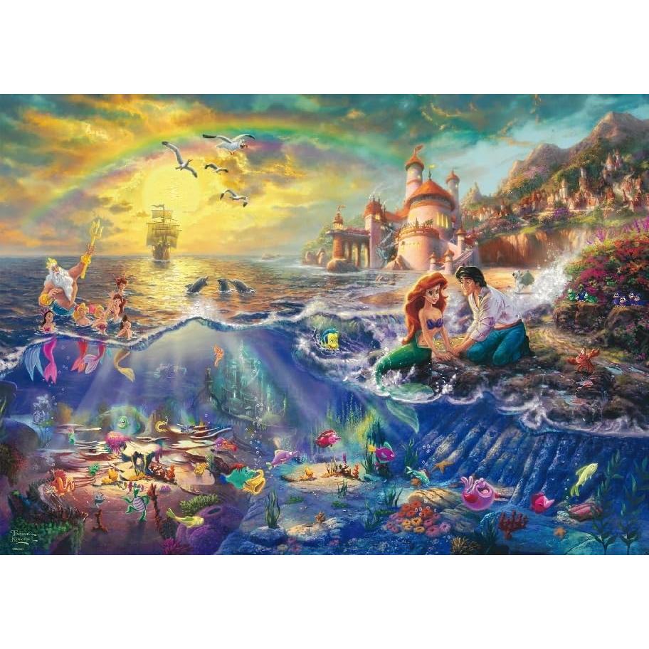 Rompecabezas Schmidt 1000 Piezas La Sirenita Thomas Kinkade