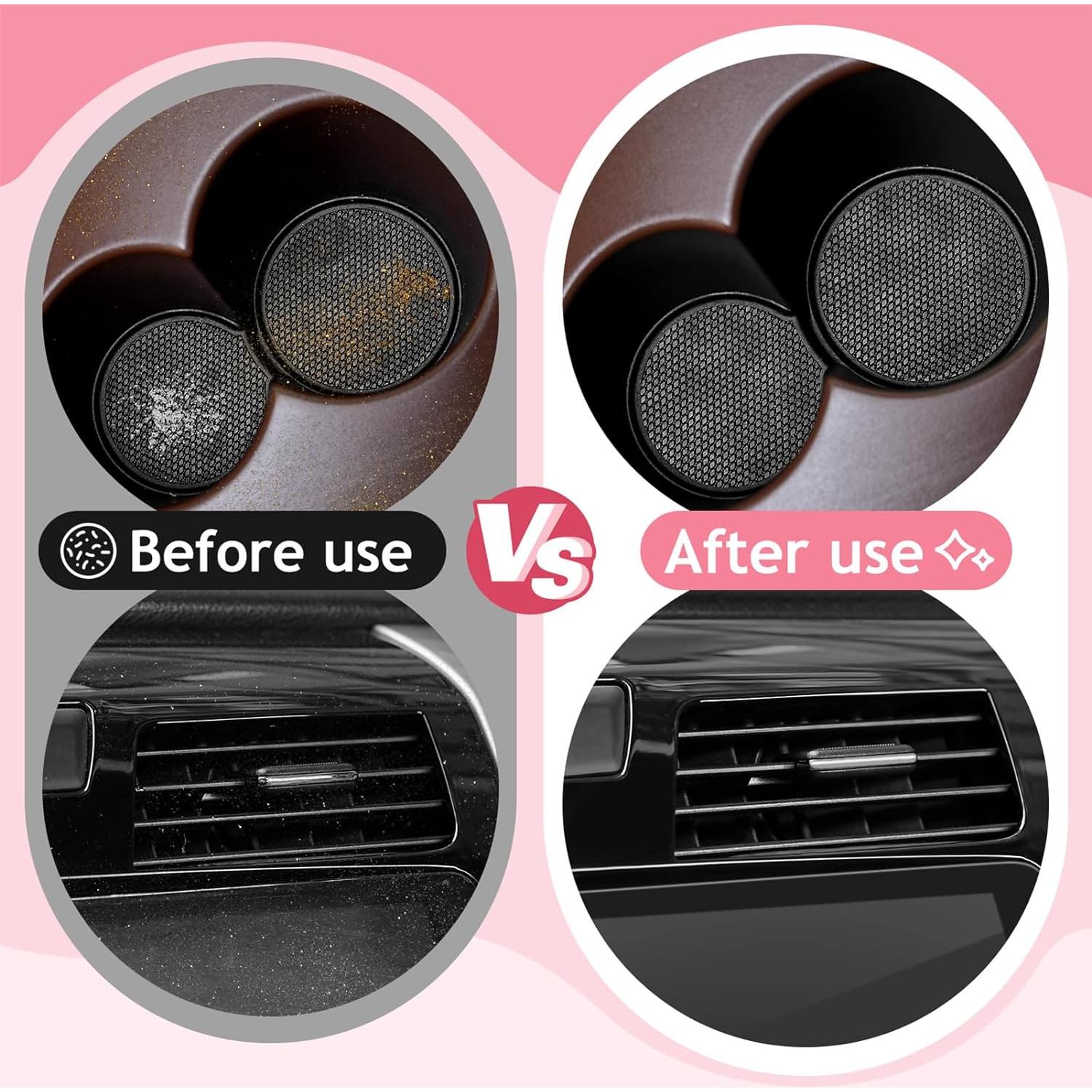 Gel de Limpieza de Autos TeSabMi Rosa 190g Reutilizable