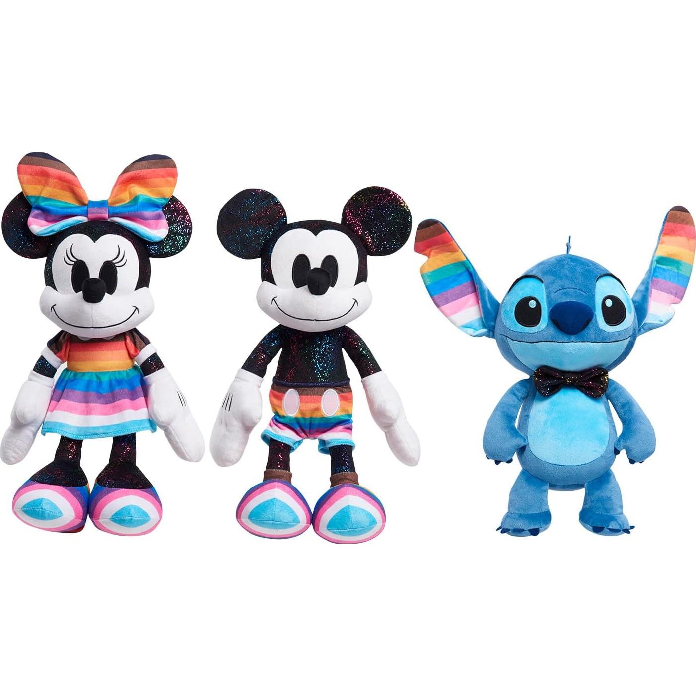 Peluche Disney Orgullo Stitch 38 cm Just Play - Inclusivo