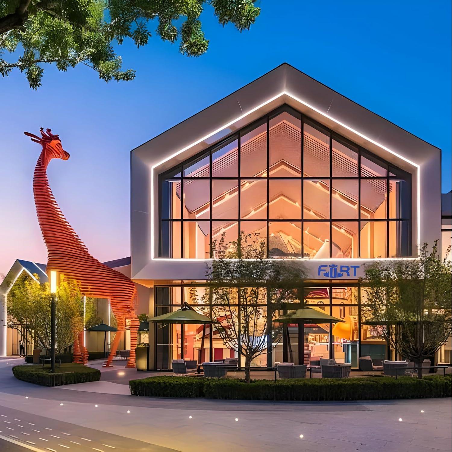 Tubo de Luz Neón LED FORT 5.03m RGB Impermeable 110V