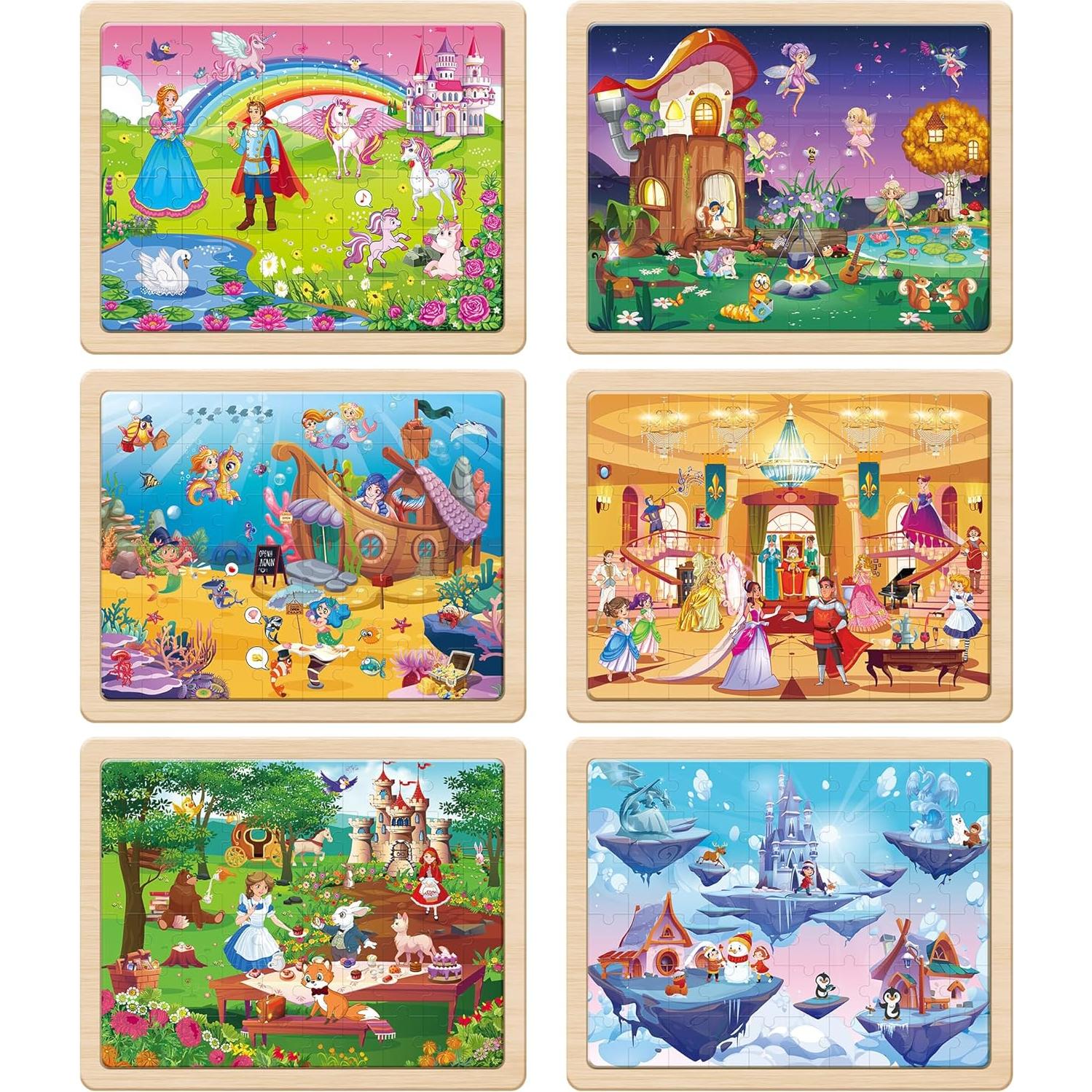 Rompecabezas de Madera SYNARRY 60 Piezas para Niños 3-8 Años