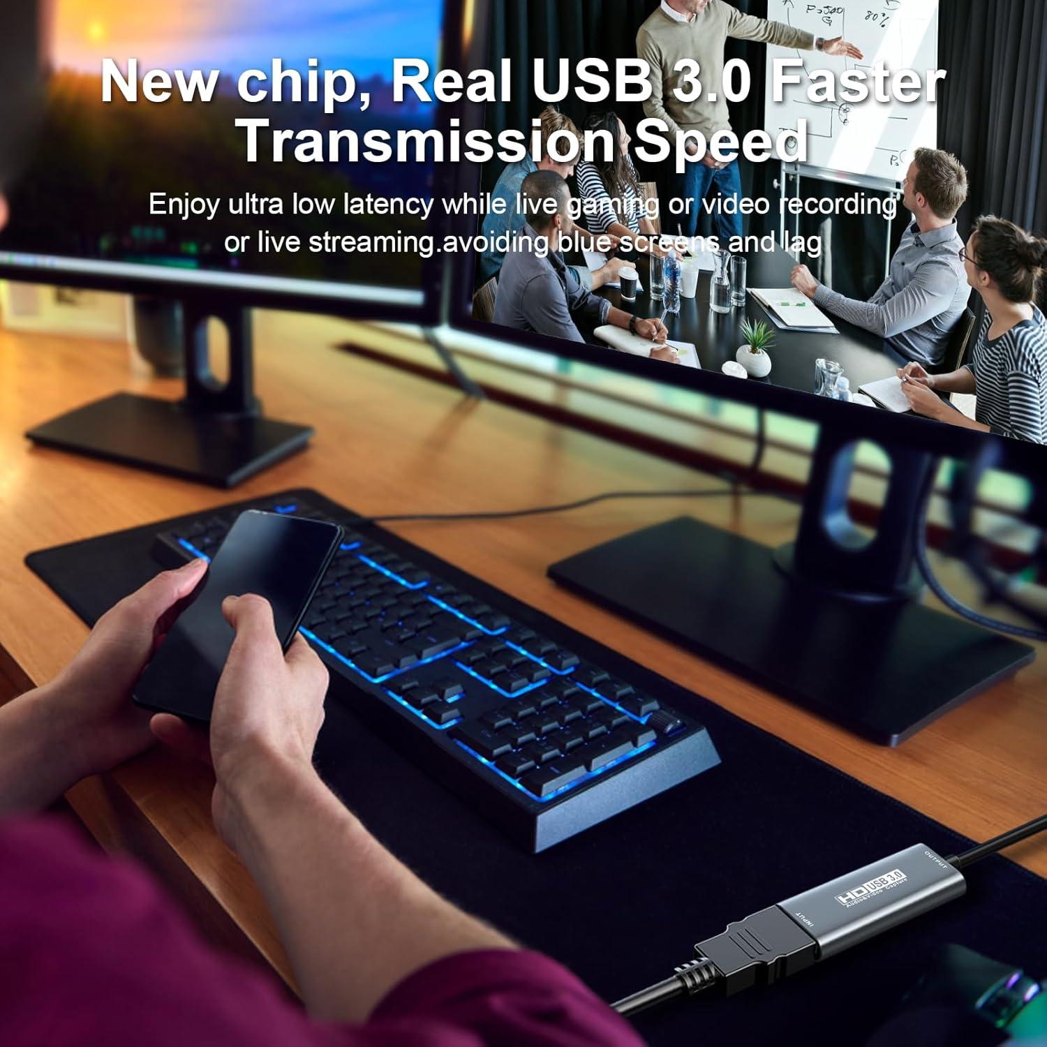 Tarjeta de Captura HDMI a USB 3.0 XIIXMASK 1080P 60Hz