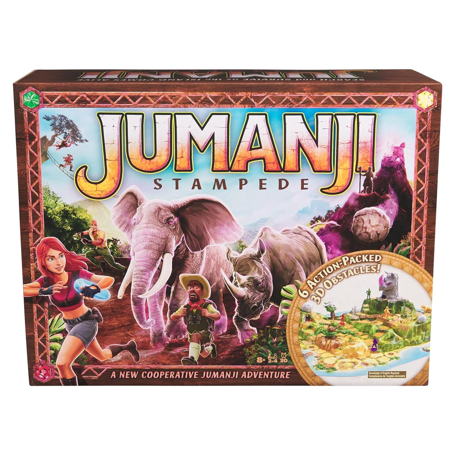 Juego de Mesa Spin Master Jumanji Stampede 3D Aventura