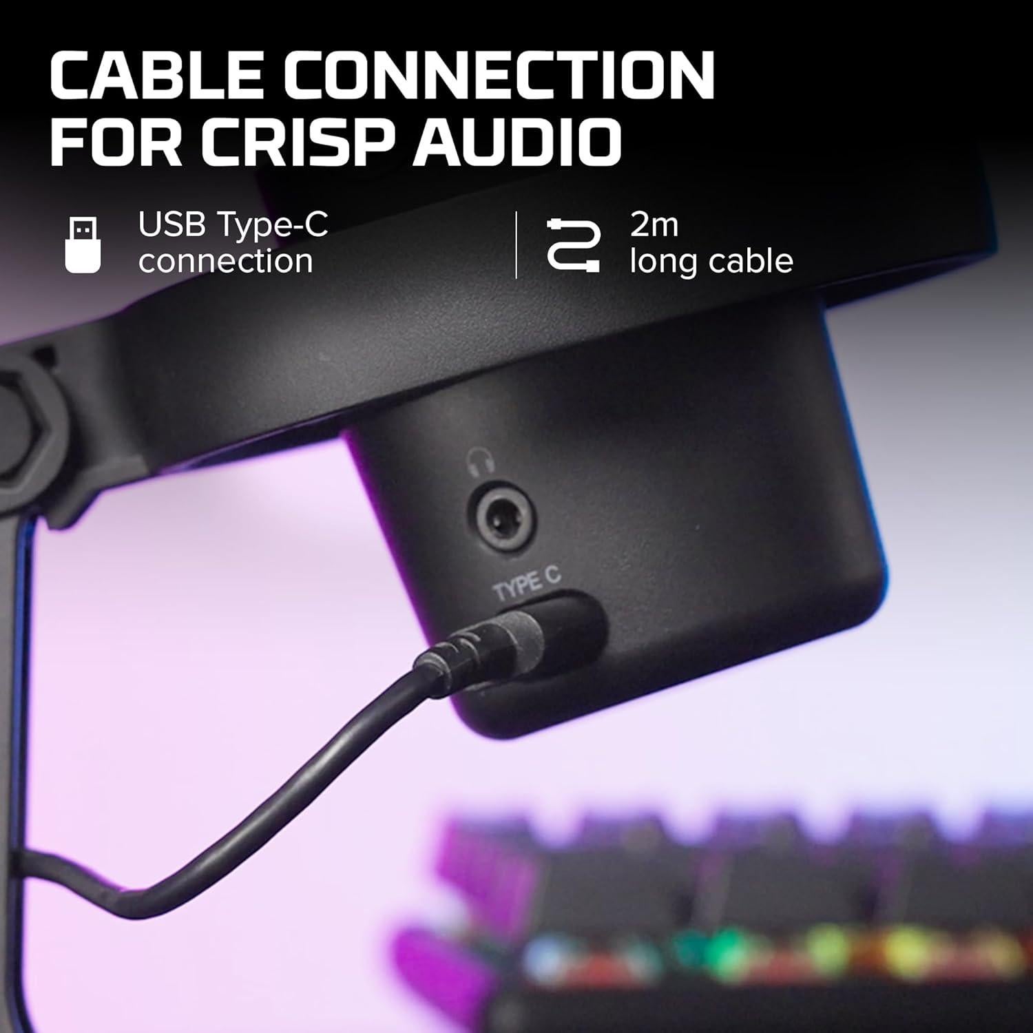 Micrófono HyperX DuoCast USB RGB para PC y Consolas