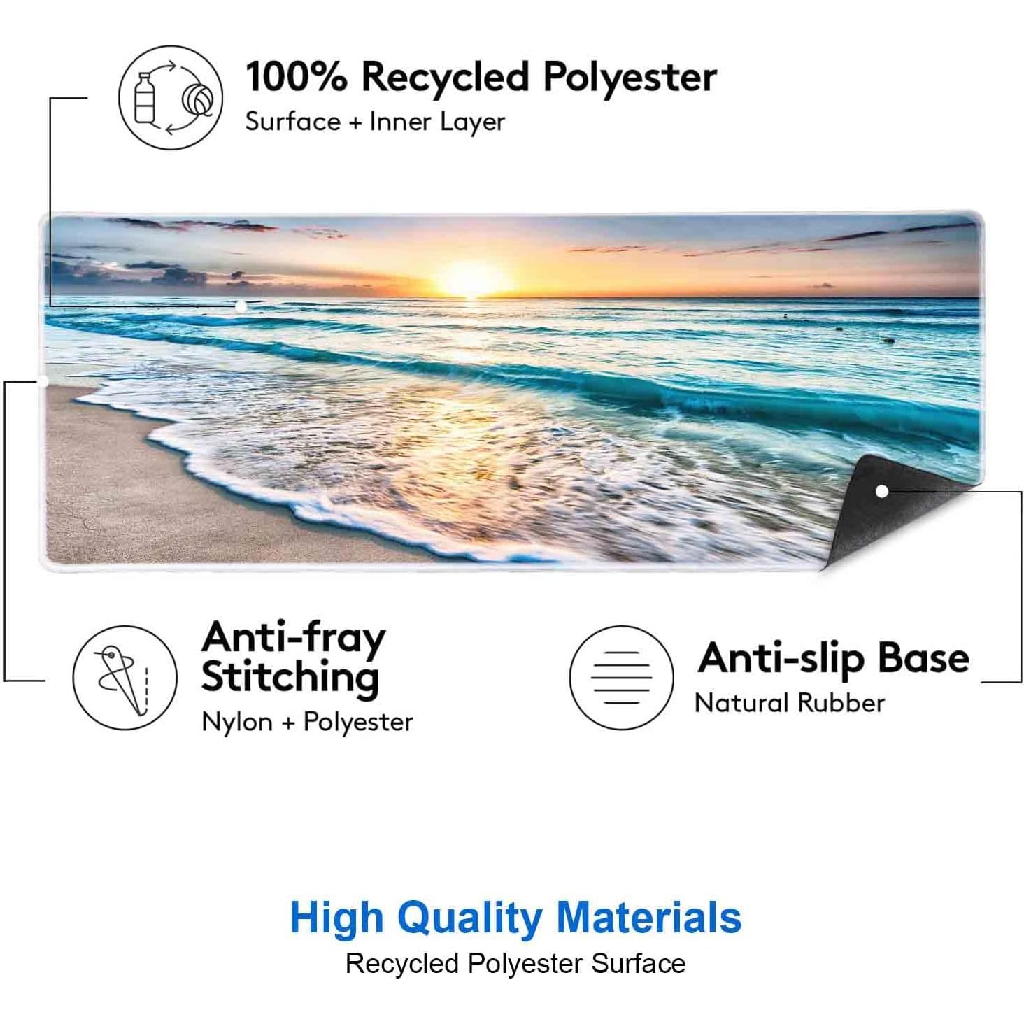 Alfombrilla de Ratón IMAYONDIA 80x30cm Antideslizante Playa