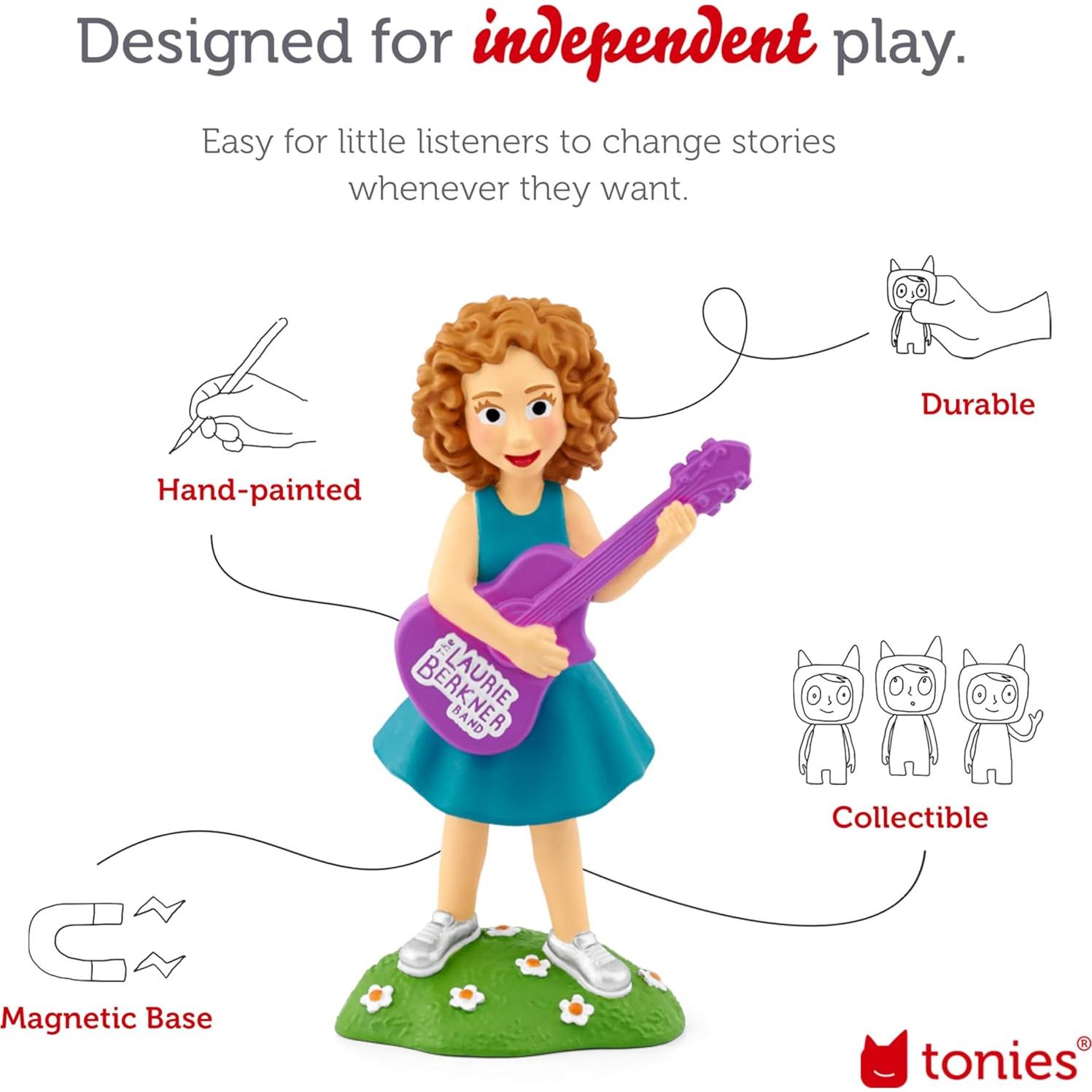 Figura de Audio Tonies Laurie Berkner 2 con 22 Canciones