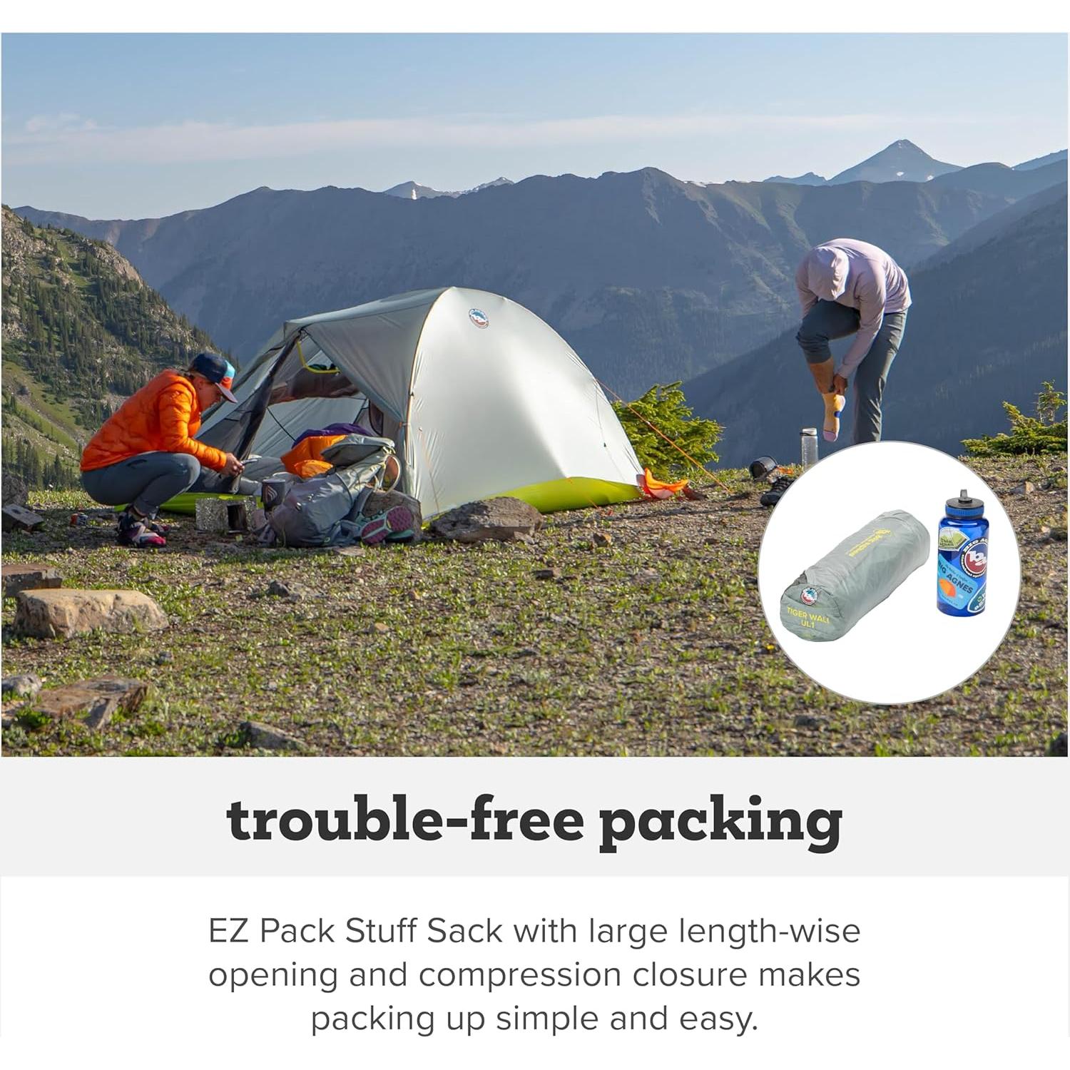Tienda de Camping Ultraligera Big Agnes Tiger Wall UL 1 Persona