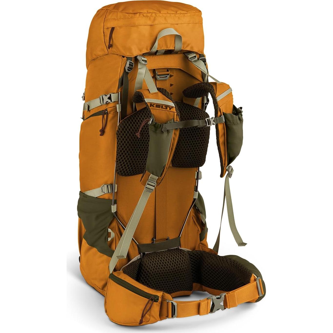 Kelty Glendale 65L – 105L Multiday Backpacking and Thru Hiking Pack, Fit Plus Customized Suspension, Shoulder Strap Pockets, Long Haul Hiking Backpack, 2024 (Cathay Spice, 65L)