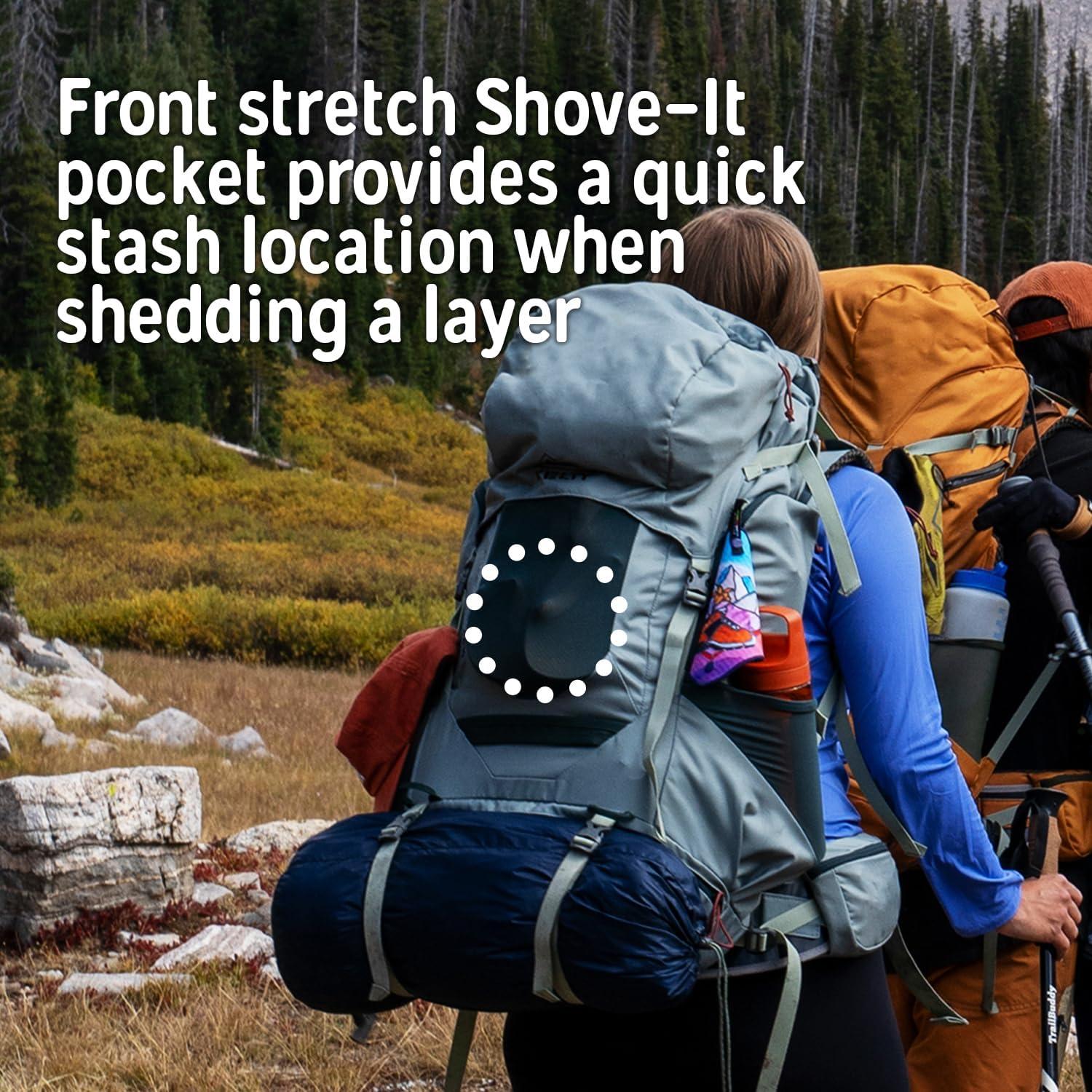 Kelty Glendale 65L – 105L Multiday Backpacking and Thru Hiking Pack, Fit Plus Customized Suspension, Shoulder Strap Pockets, Long Haul Hiking Backpack, 2024 (Cathay Spice, 65L)