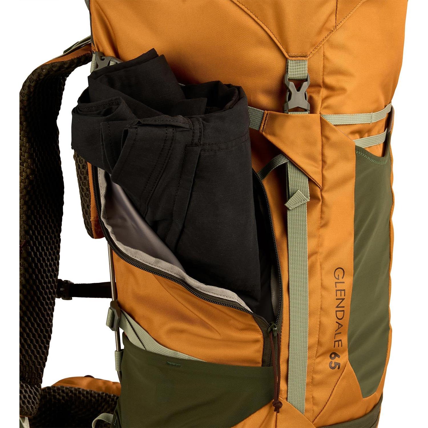 Kelty Glendale 65L – 105L Multiday Backpacking and Thru Hiking Pack, Fit Plus Customized Suspension, Shoulder Strap Pockets, Long Haul Hiking Backpack, 2024 (Cathay Spice, 65L)