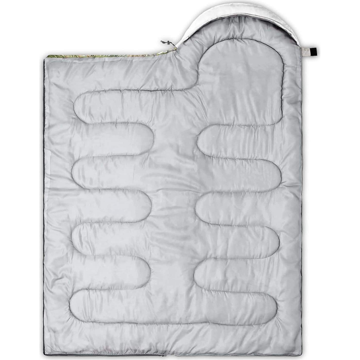 Saco de Dormir QOOMO 3 Temporadas Impermeable 229x79cm