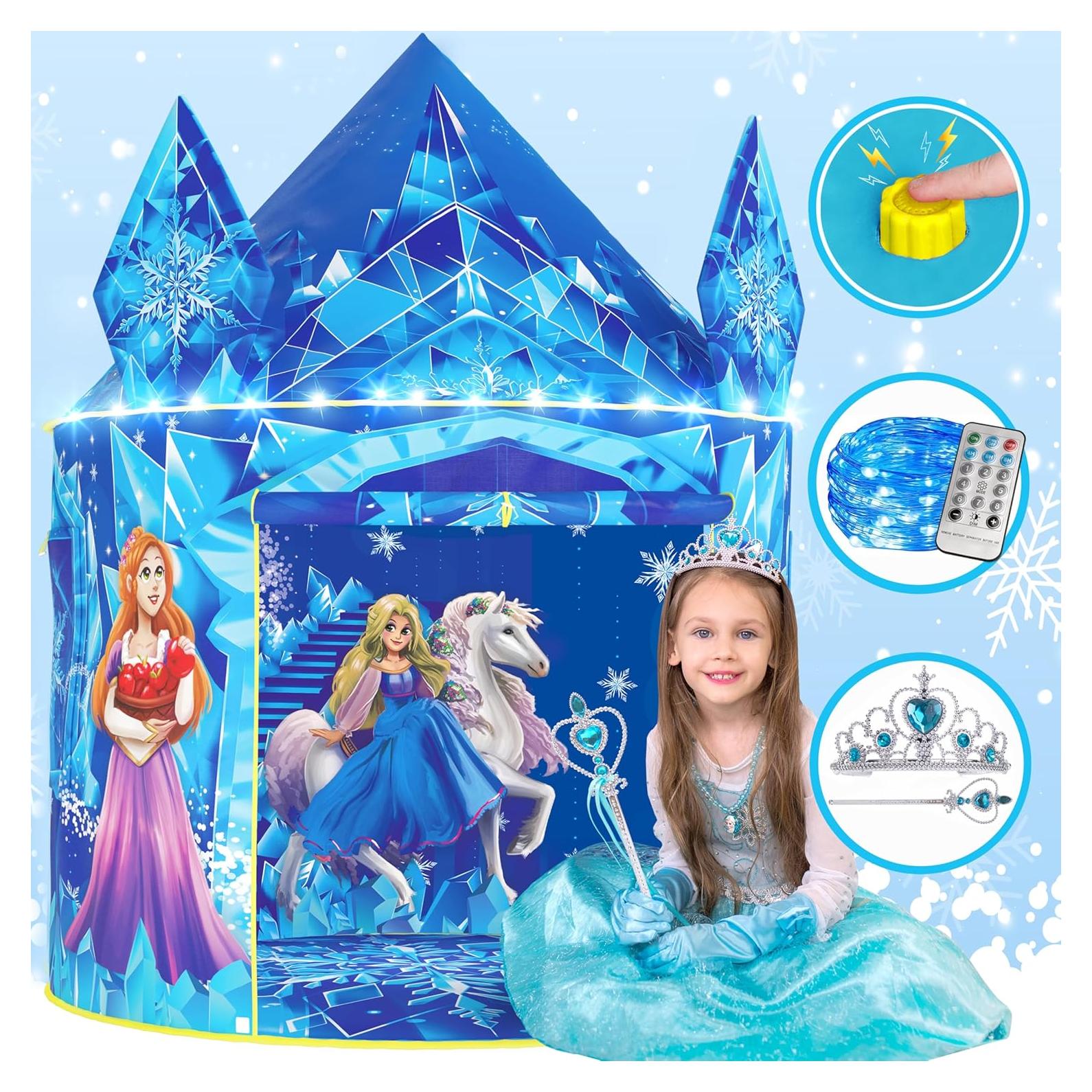 Carpa Congelada W&O para Niñas 129x101 cm con Sonido y LED