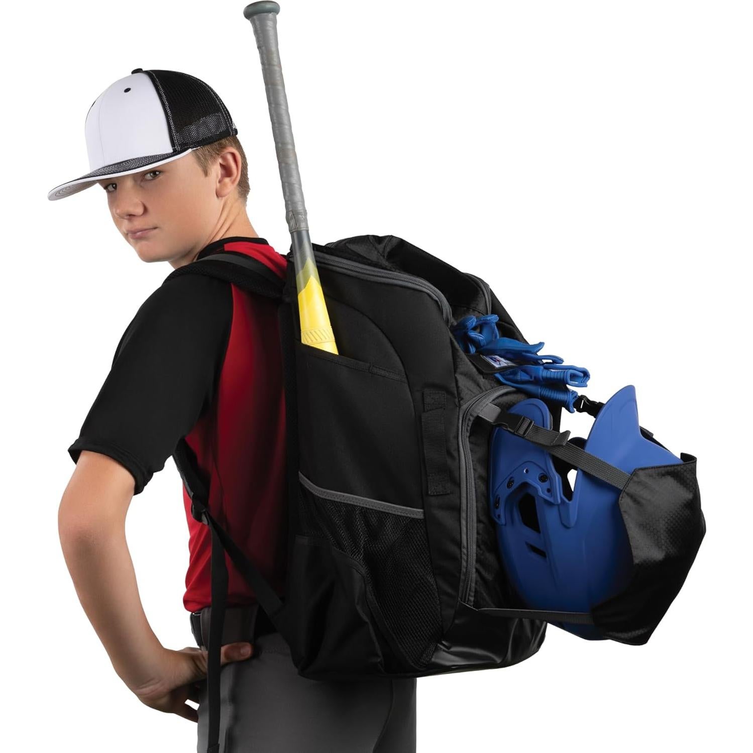 Mochila Diamond Gear Russell Athletic Negra 21L 33x53x18cm