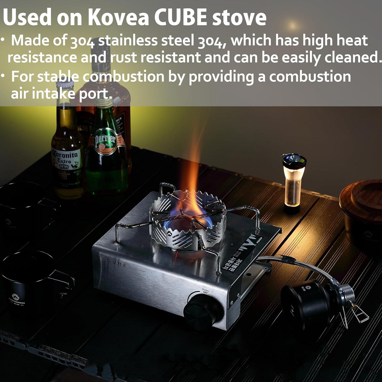 Anillo Paravientos Campingmoon Acero Inoxidable ST-132 11x3.2cm