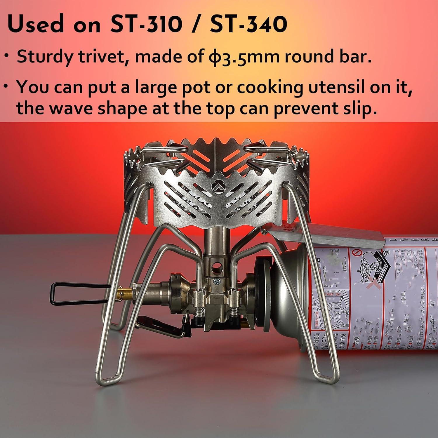 Anillo Paravientos Campingmoon Acero Inoxidable ST-132 11x3.2cm