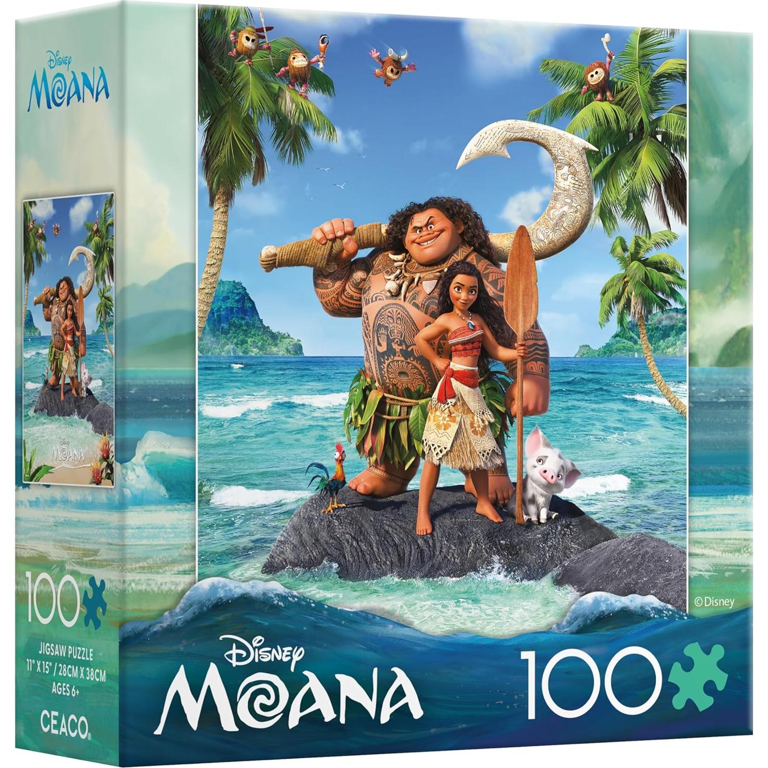 Rompecabezas Disney Moana Ceaco 100 Piezas 38.1x27.9 cm