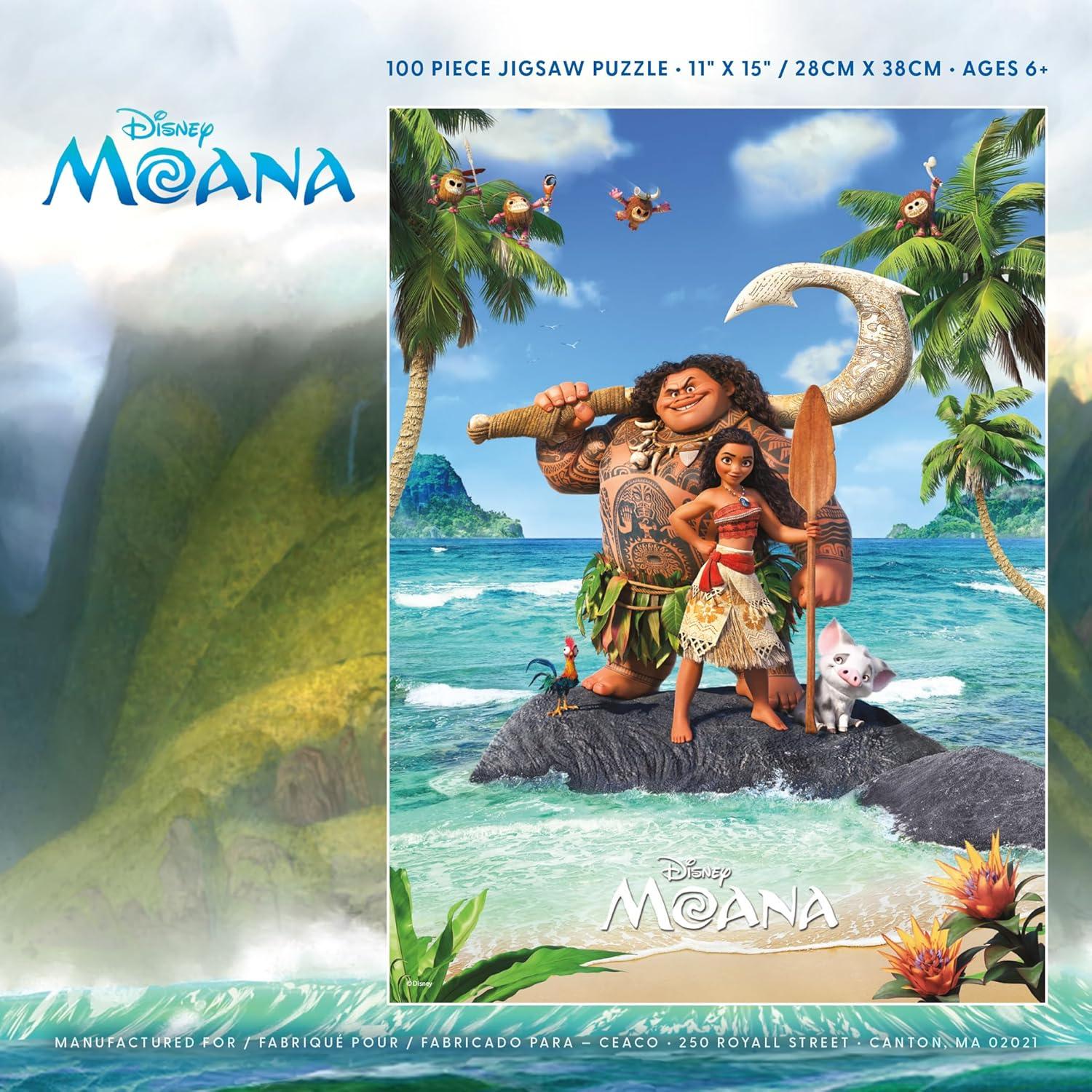 Rompecabezas Disney Moana Ceaco 100 Piezas 38.1x27.9 cm