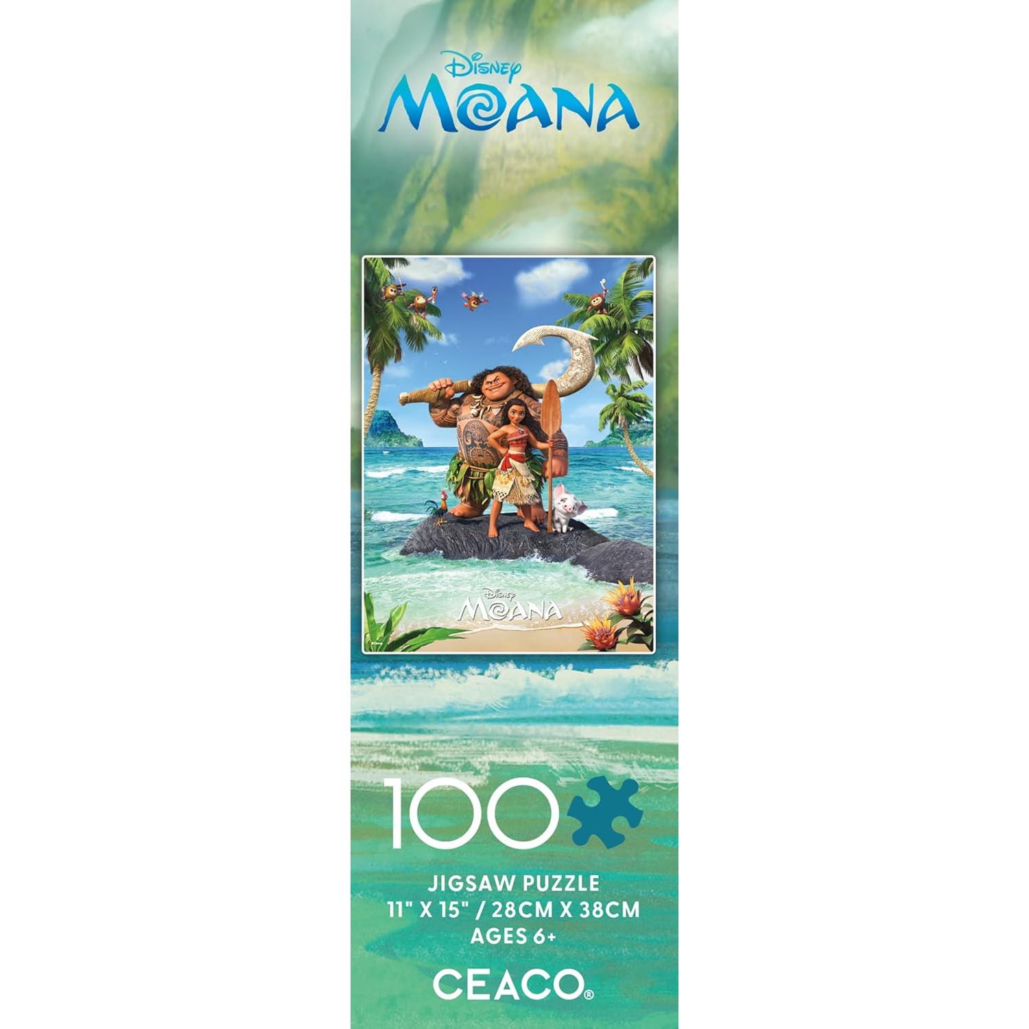 Rompecabezas Disney Moana Ceaco 100 Piezas 38.1x27.9 cm