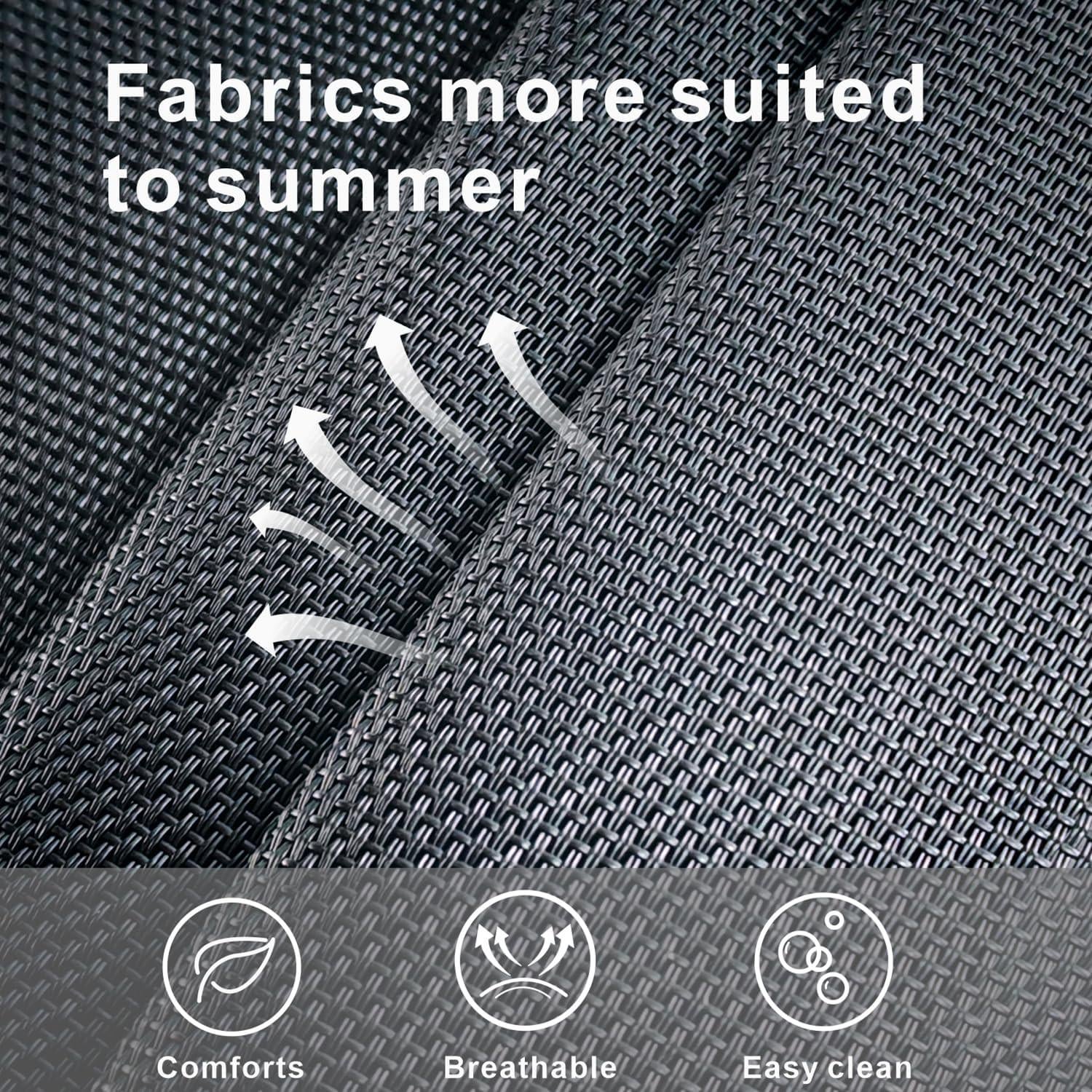 apollo walker Beach Chair,Portable Adults Stable Comfortable Folding Patio Lawn Chairs for Outdoor,Breathable Comfy Moon Round Chair Support to 500LBS,for Camping & Fishing & Barbeque,Gray