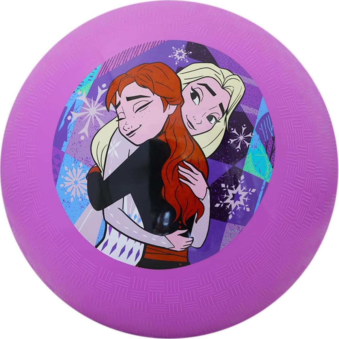 Disney Frozen & Minnie Mouse Playground Ball Set - Bundle with Textured Elsa and Minnie Balls, Stickers, and More | Disney Toys Pack for Kids