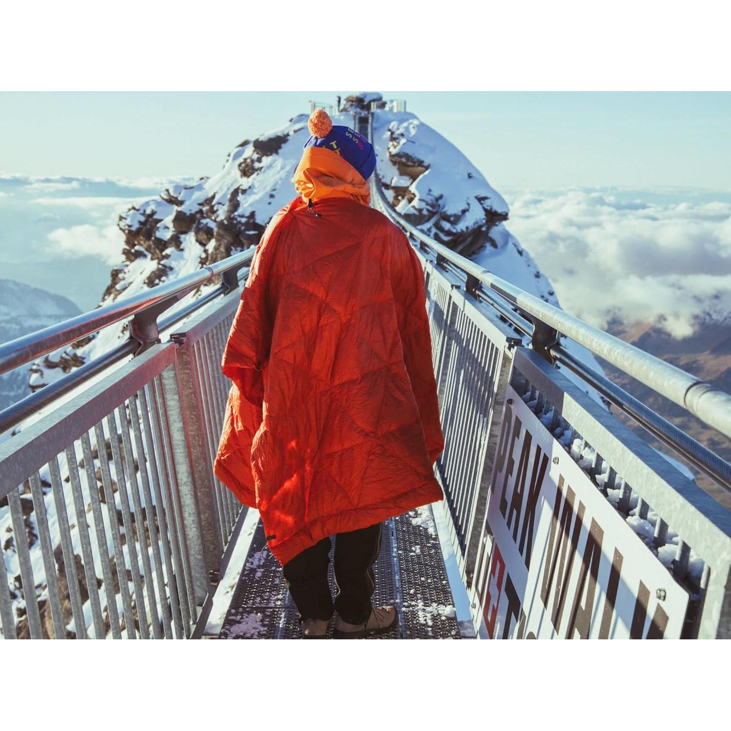 KAMMOK Bobcat 45°F - Down Trail Quilt, Water Resistant, Durable, Compact and Packable, Indoor/Outdoor Camp Blanket (84 in × 54 in)