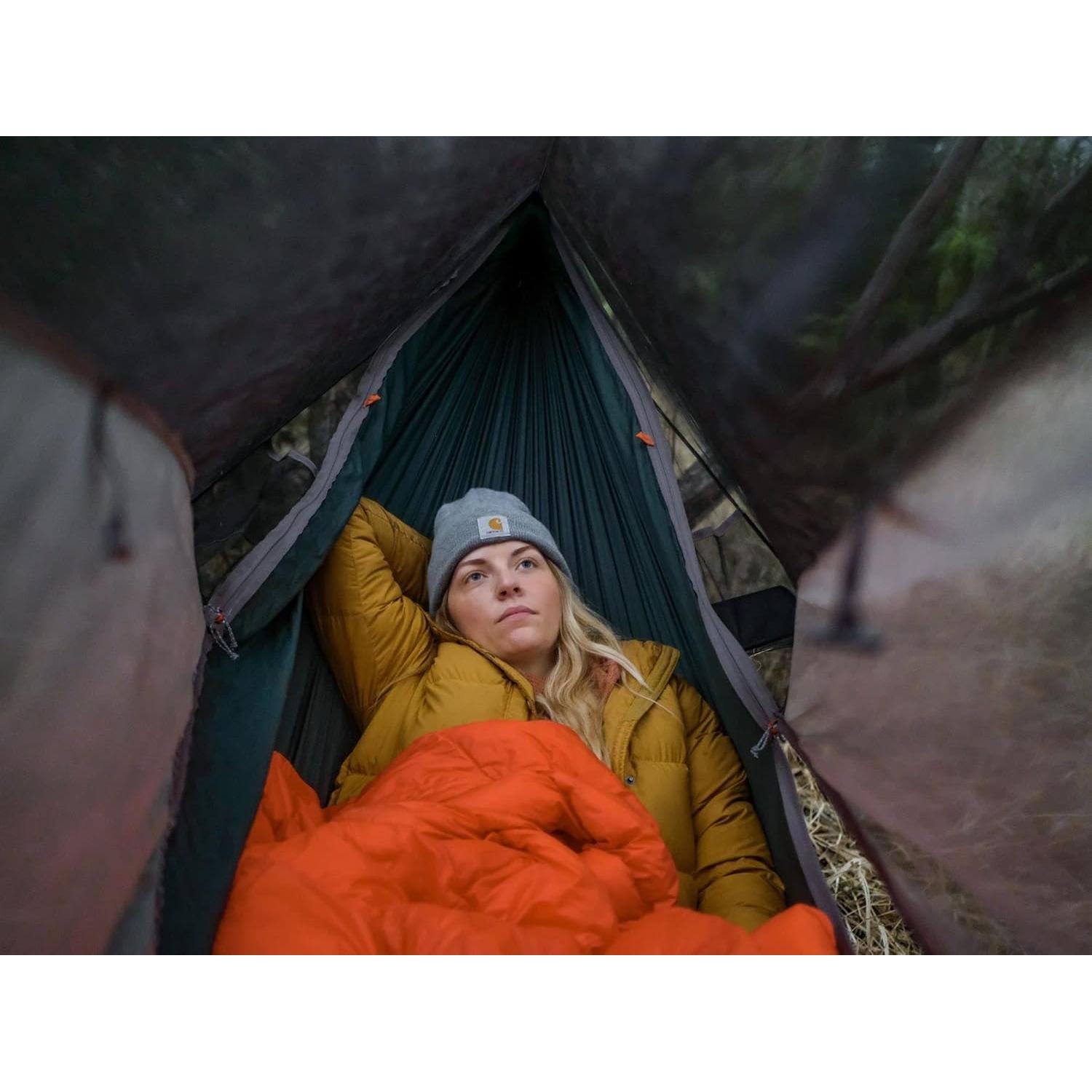 KAMMOK Bobcat 45°F - Down Trail Quilt, Water Resistant, Durable, Compact and Packable, Indoor/Outdoor Camp Blanket (84 in × 54 in)