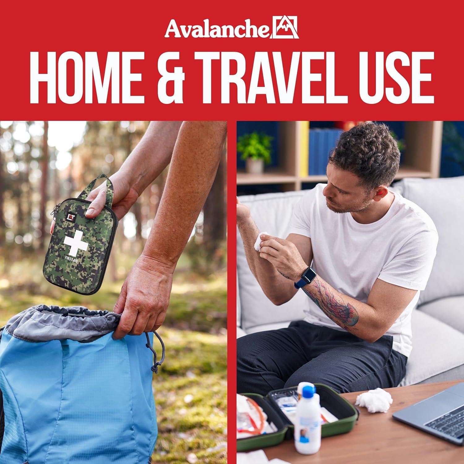 Kit de Primeros Auxilios Avalanche 53 Piezas Compacto Verde