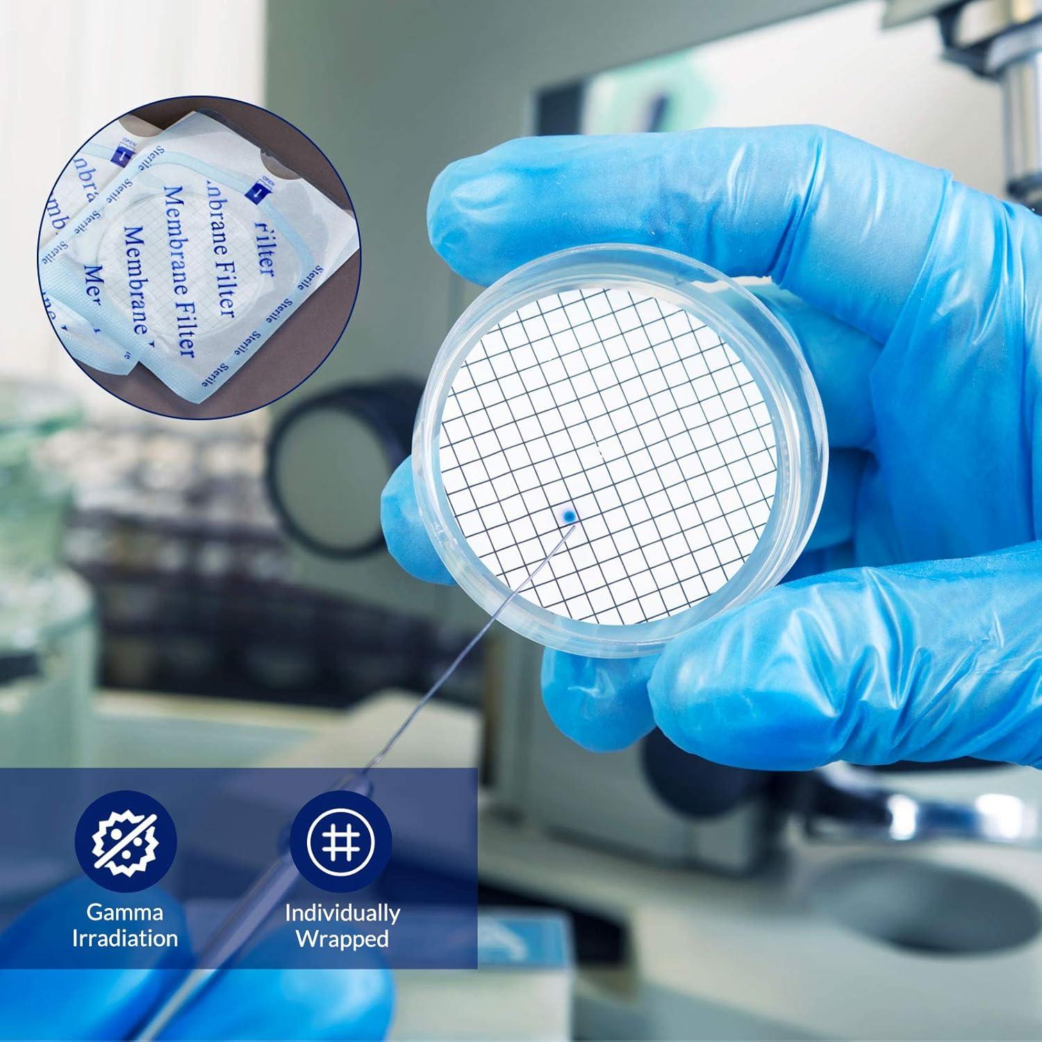 Filtro de Membrana MCE 47 mm 0.45 um Estéril 100 Unidades