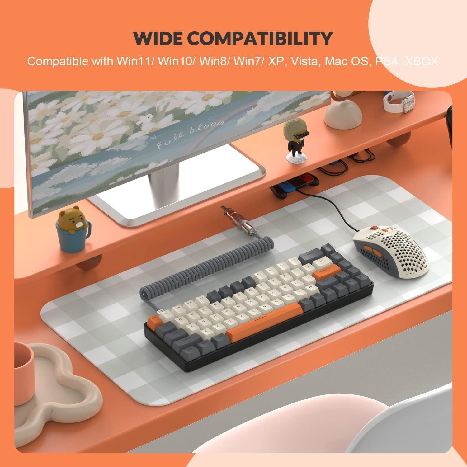 Teclado Mecánico ZIYOU LANG RK-T8PR0 68 Teclas RGB TKL