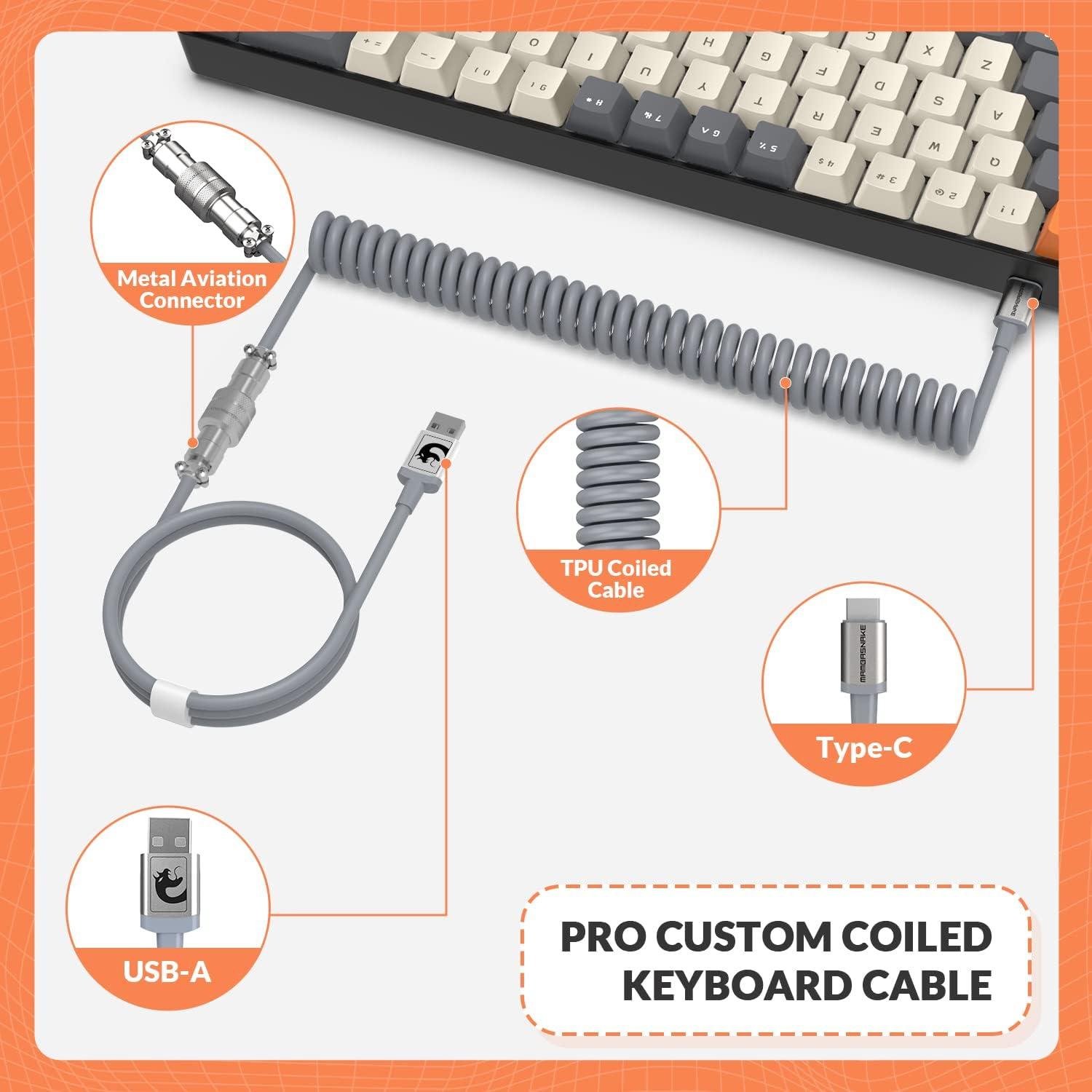 Teclado Mecánico ZIYOU LANG RK-T8PR0 68 Teclas RGB TKL