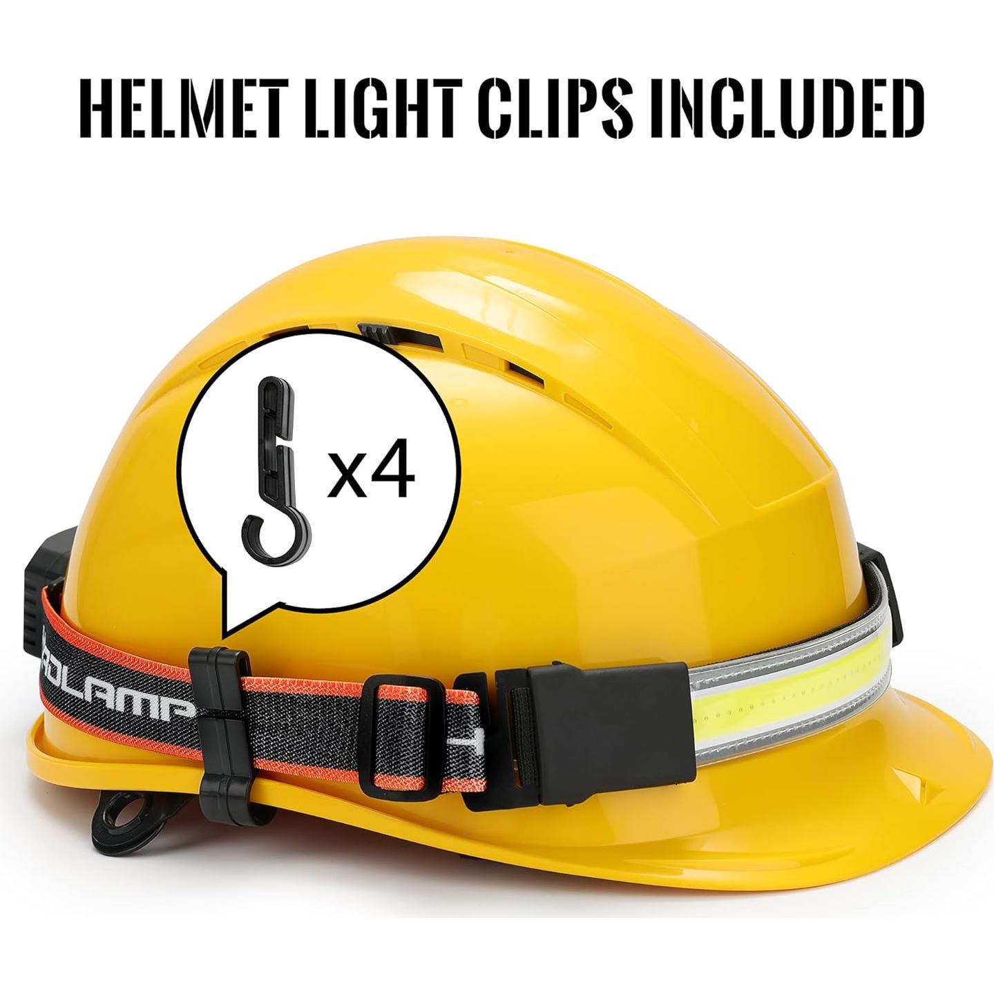 Linterna Frontal LED Adelante 1000LM Recargable Naranja