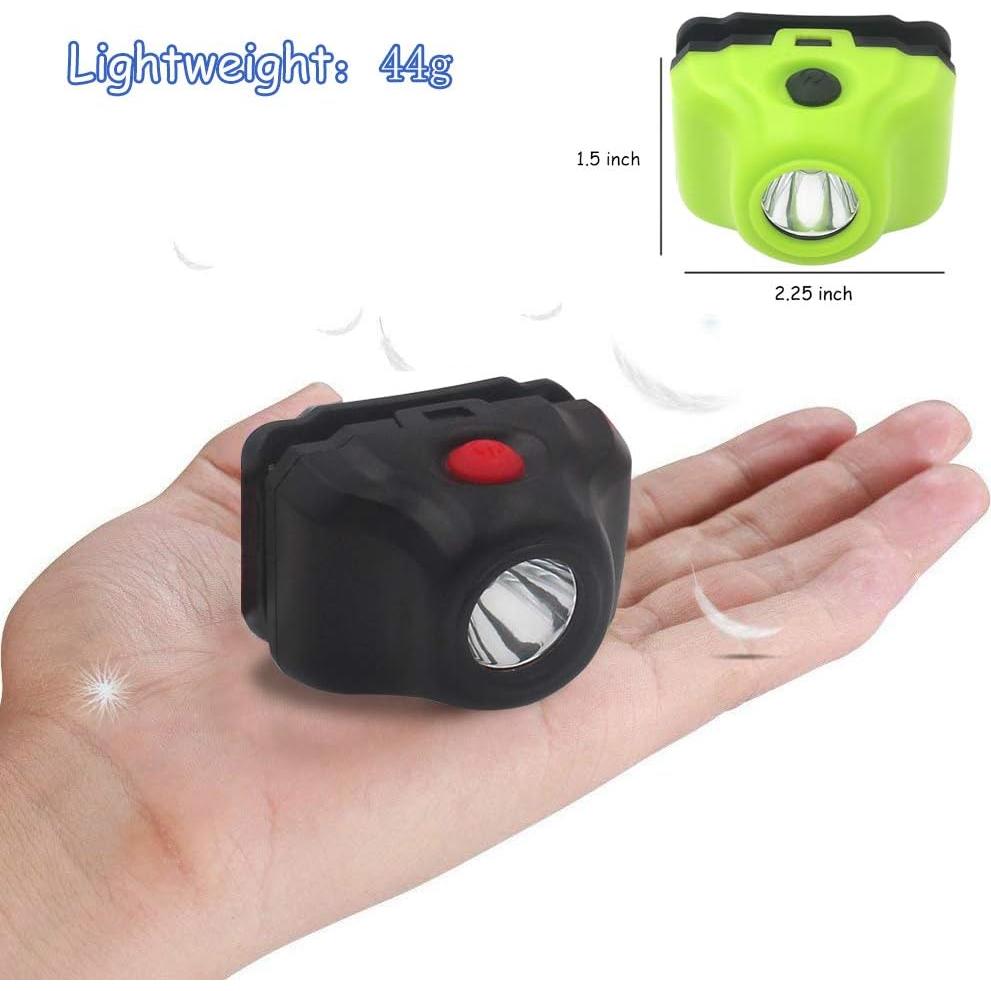 Paquete de 4 Linternas Frontales LED Ploarnovo 5W Impermeables