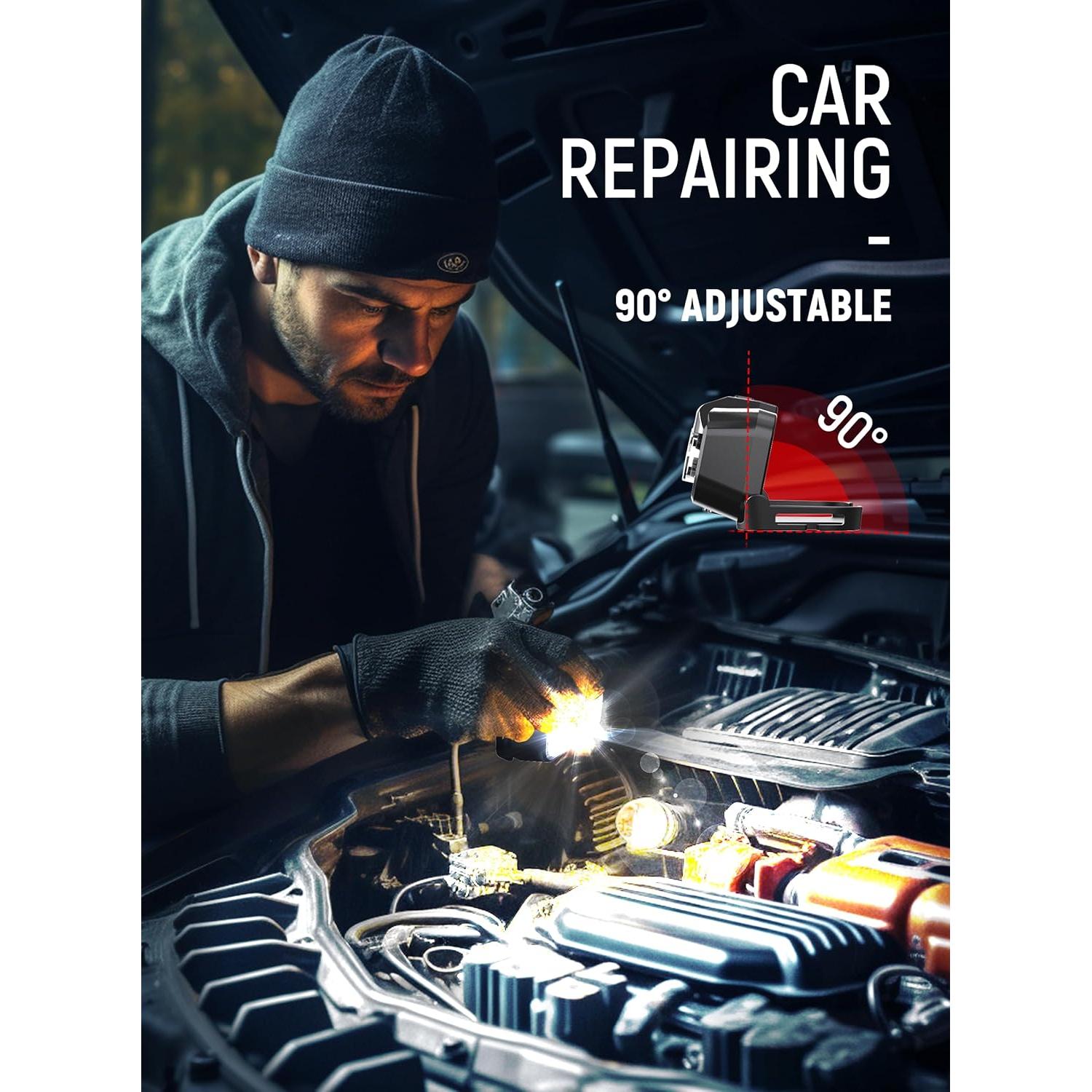 Linterna Frontal Recargable HOKOILN 1300 Lúmenes 14 Modos