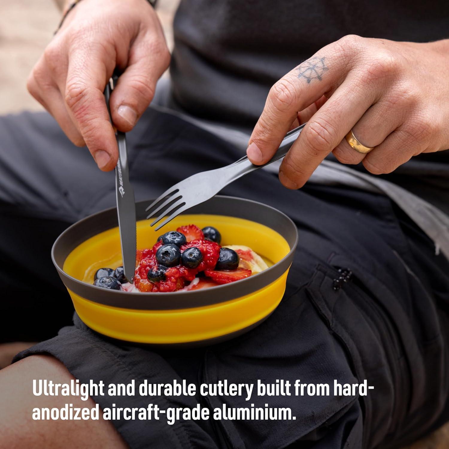 Juego de Cubiertos Ultraligeros Sea to Summit - 3 Piezas