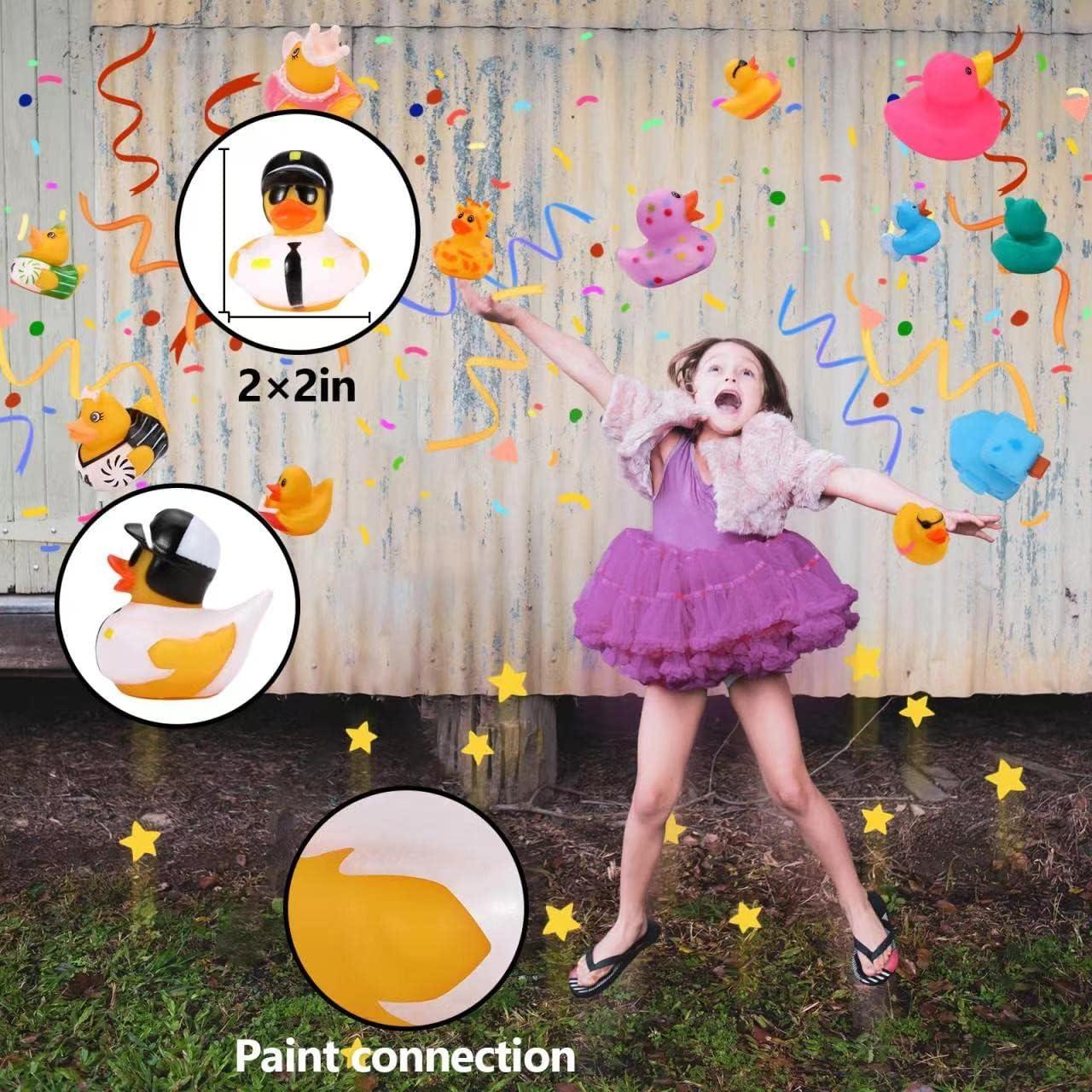 Paquete de 50 Patitos de Goma Dmsky para Baño y Fiesta