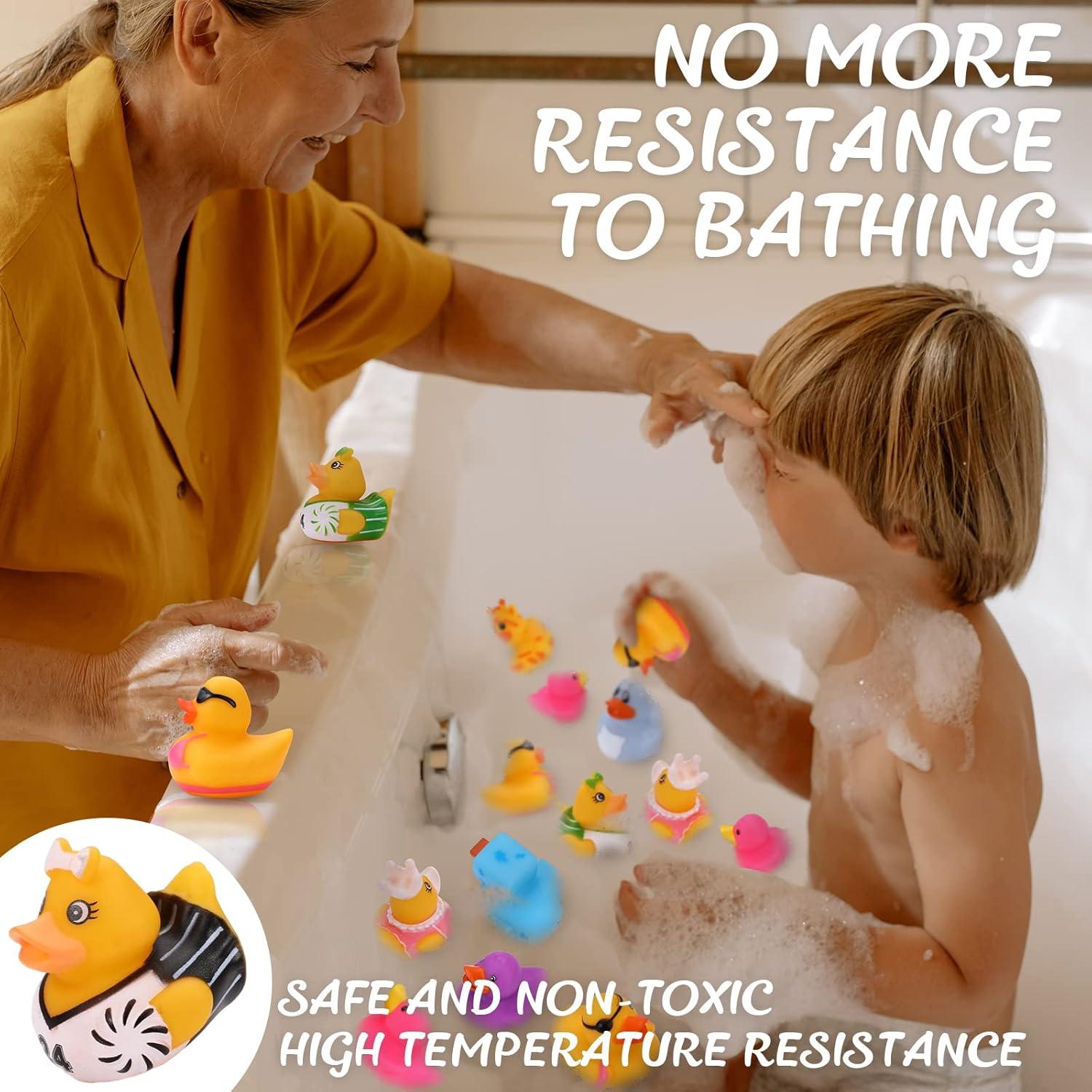 Paquete de 50 Patitos de Goma Dmsky para Baño y Fiesta