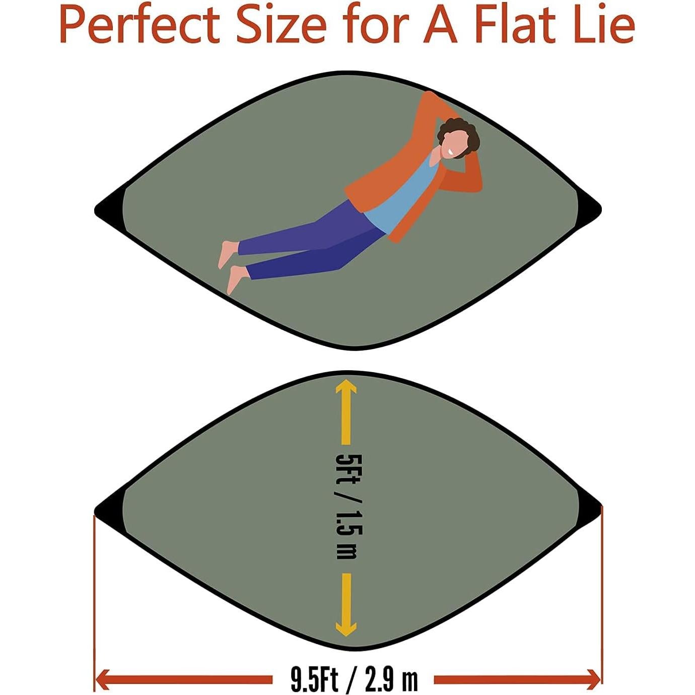 Hamaca de Camping Sunyear Doble con Red No See-Um 2.9m