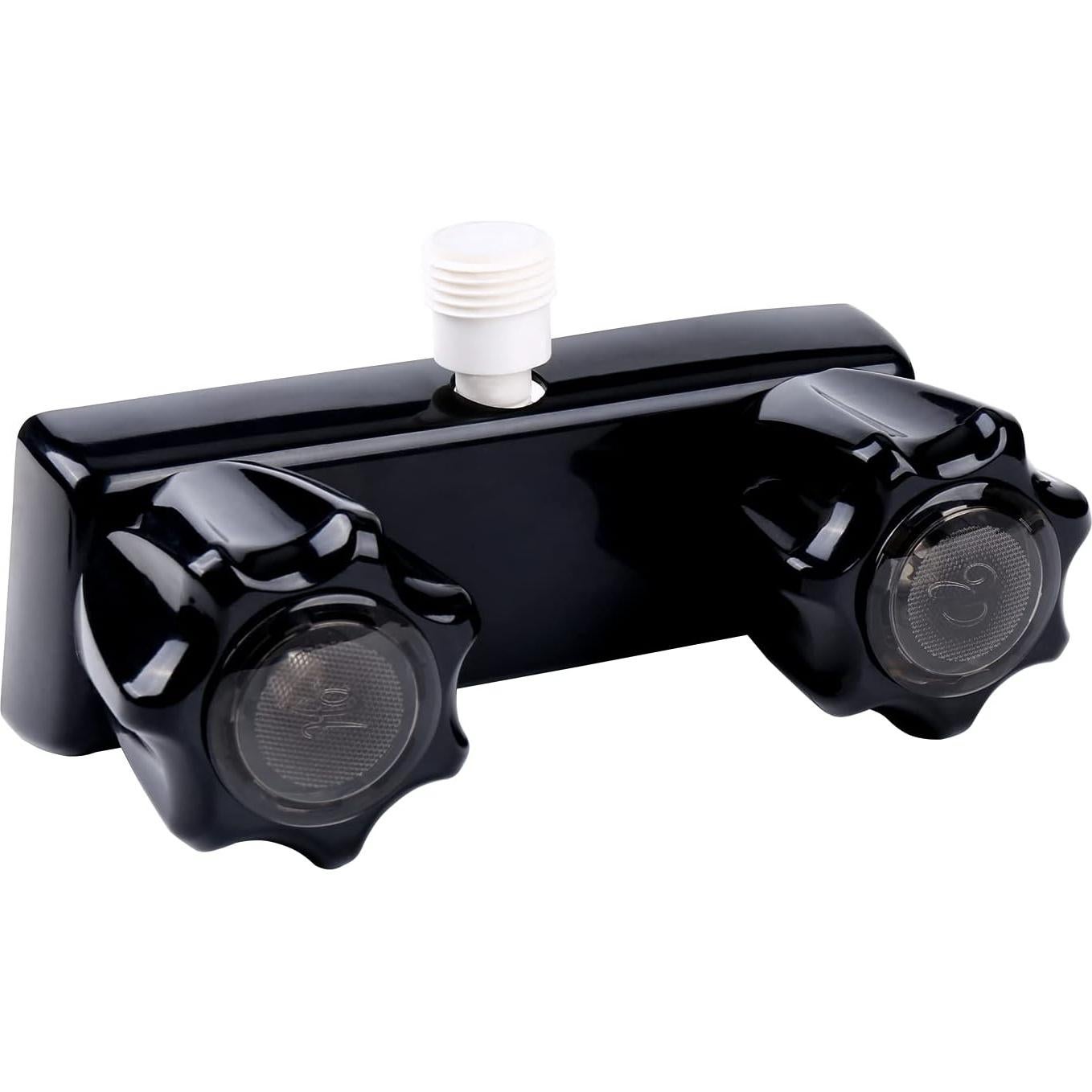 Caja de Ducha Exterior para RV OYMOV - 6.8L, Negra