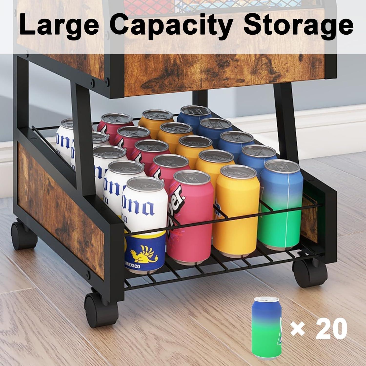 Soporte Compacto para Refrigerador PUNCIA con Almacenamiento