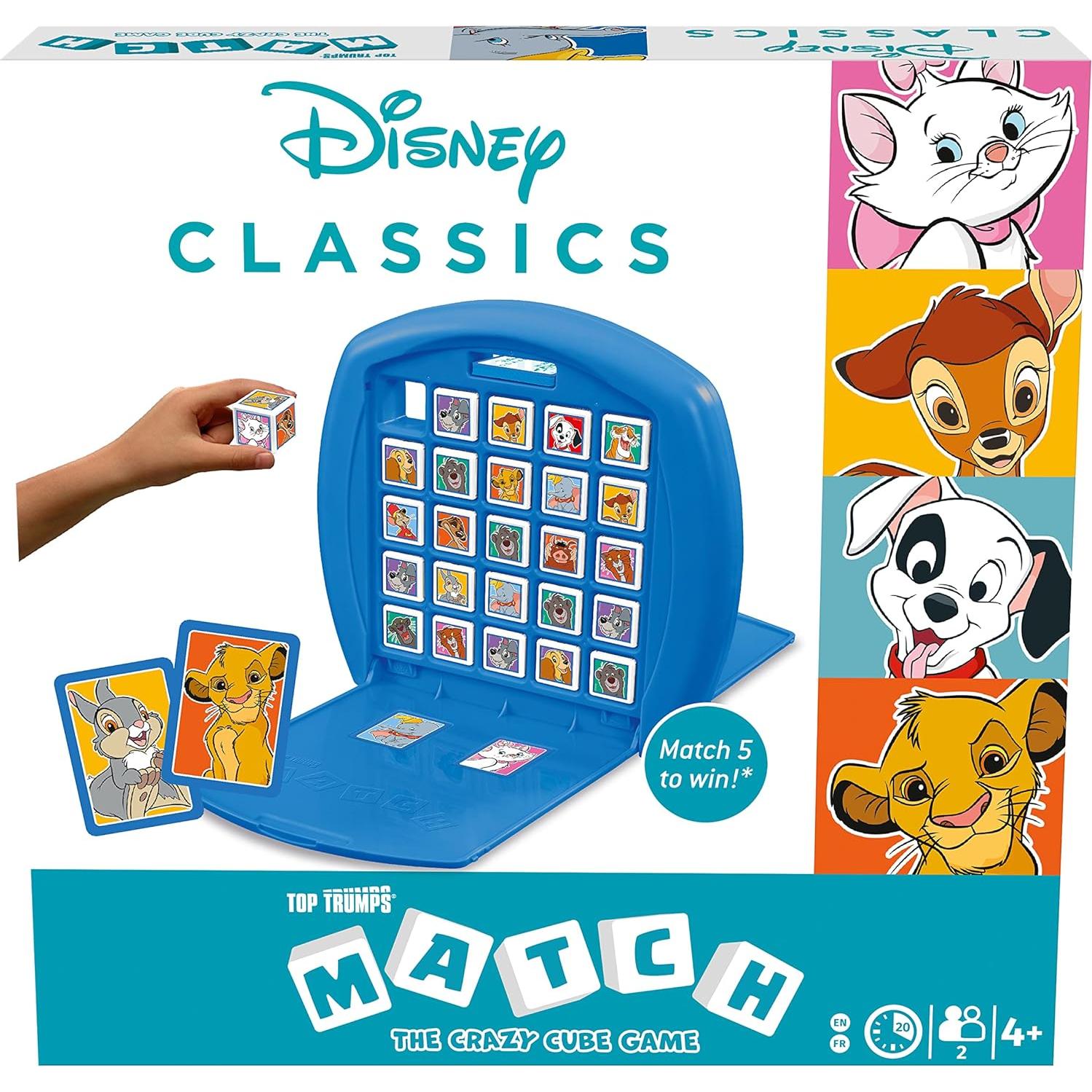 Juego de Mesa Top Trumps Match Disney Animales - 2 Jugadores