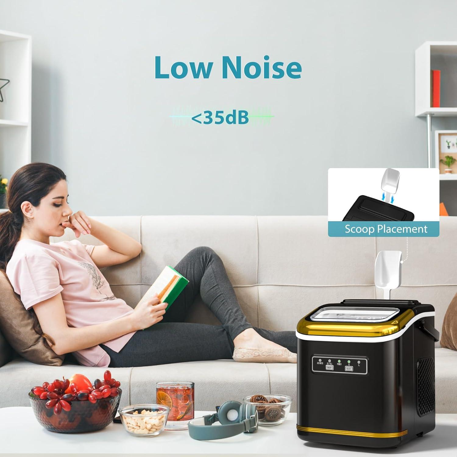 Máquina de Hielo Electactic Compacta 9 Cubos en 6 Min