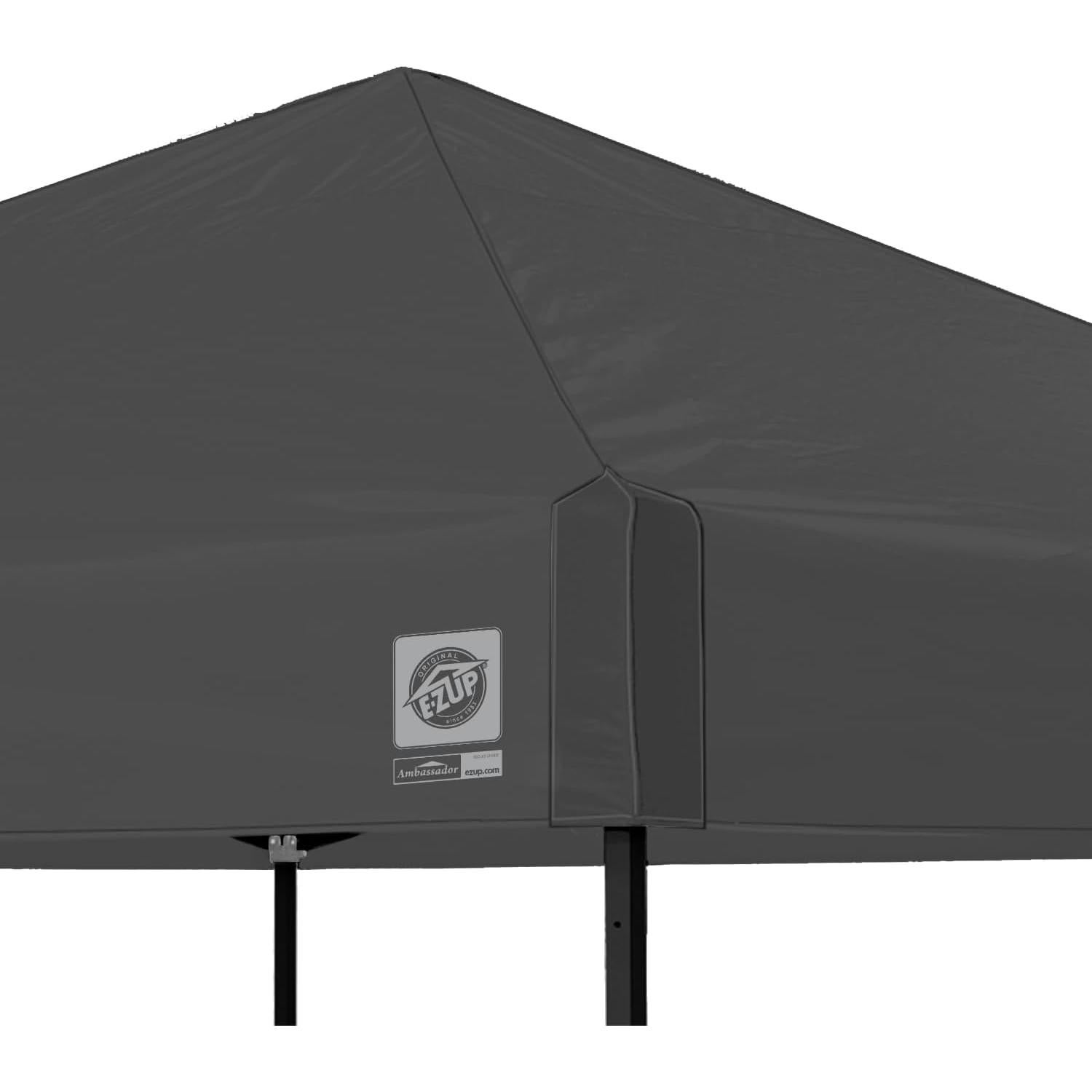 Carpa Plegable E-Z UP Embajador 3.05m x 3.05m Gris