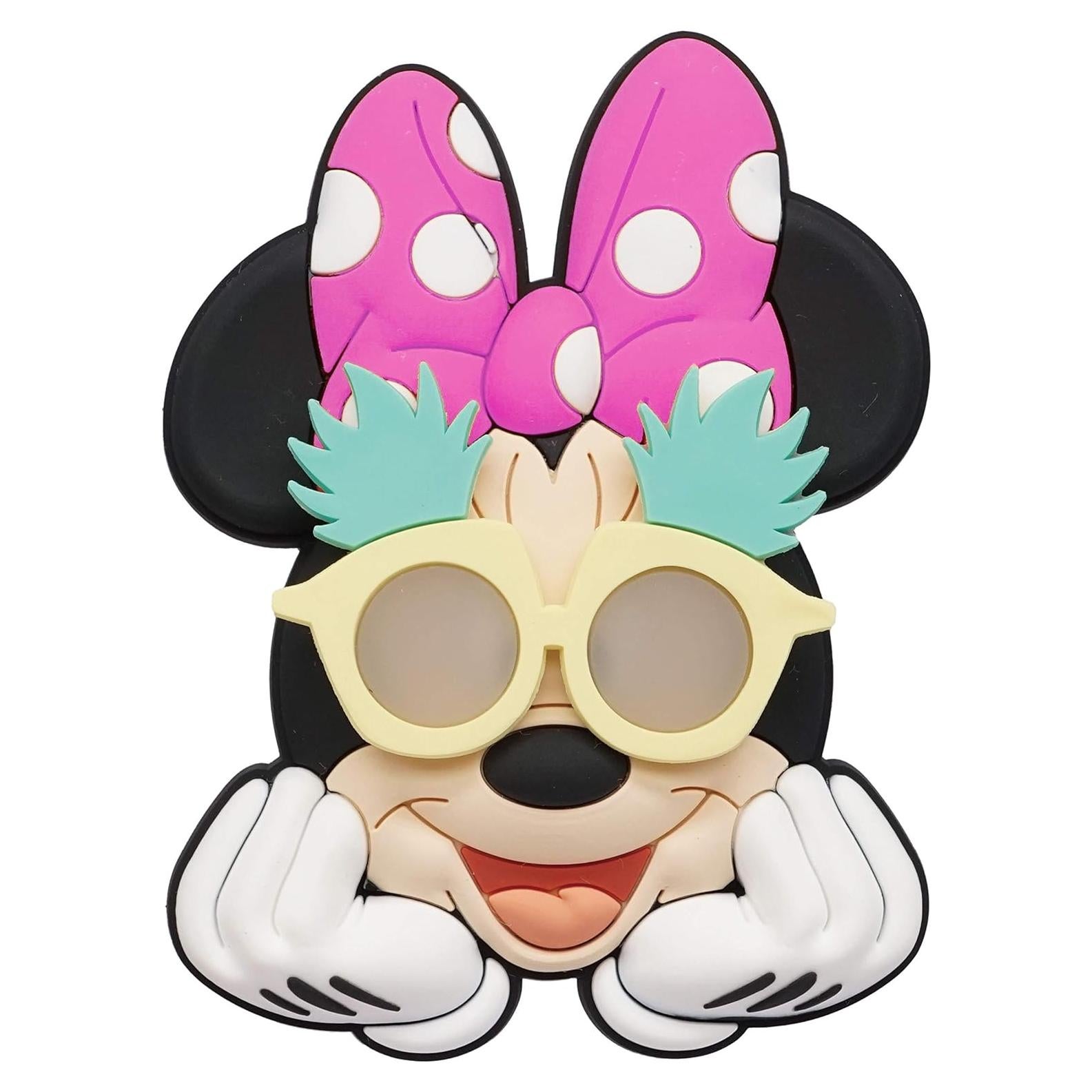 Imán de PVC Minnie Mouse con Gafas de Sol 6.35x7.62cm